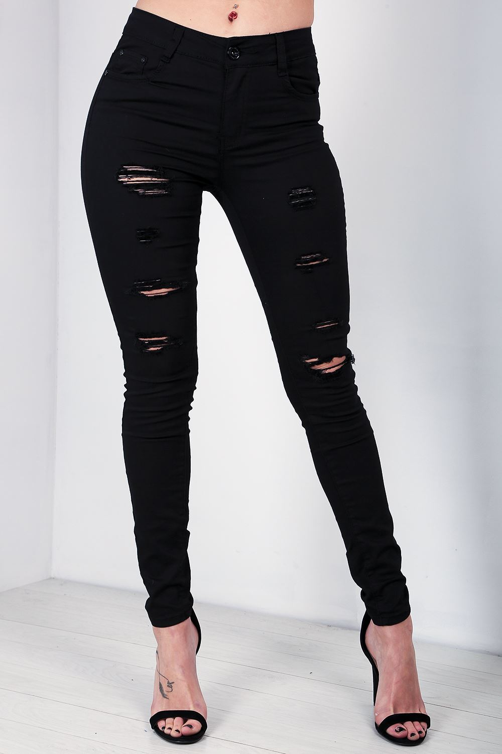 distressed jeans women