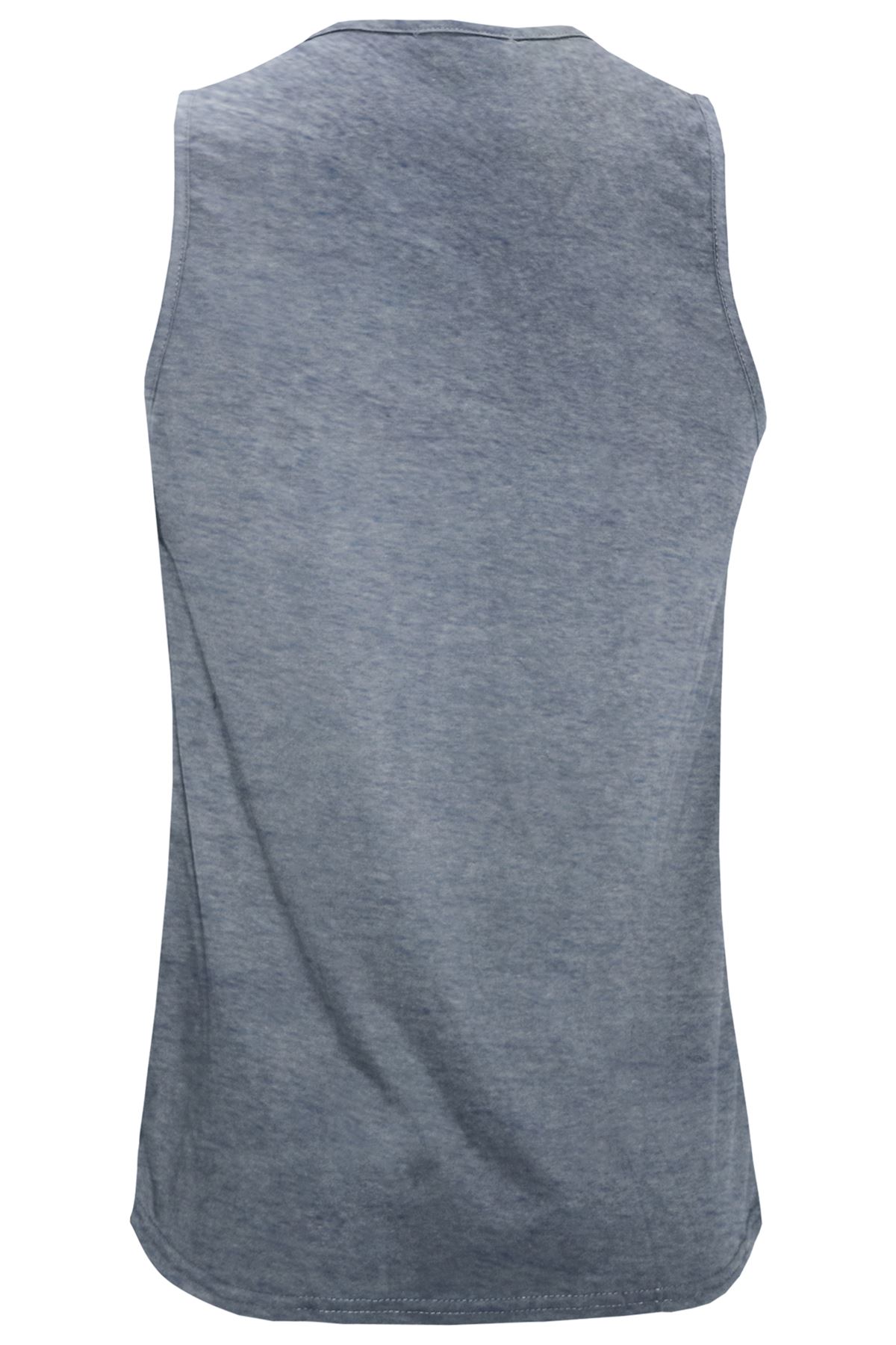 Mens Vest Plain Summer Cotton Tank Sleeveless Training Gym Sports Vests Jog Top - Picture 11 of 13