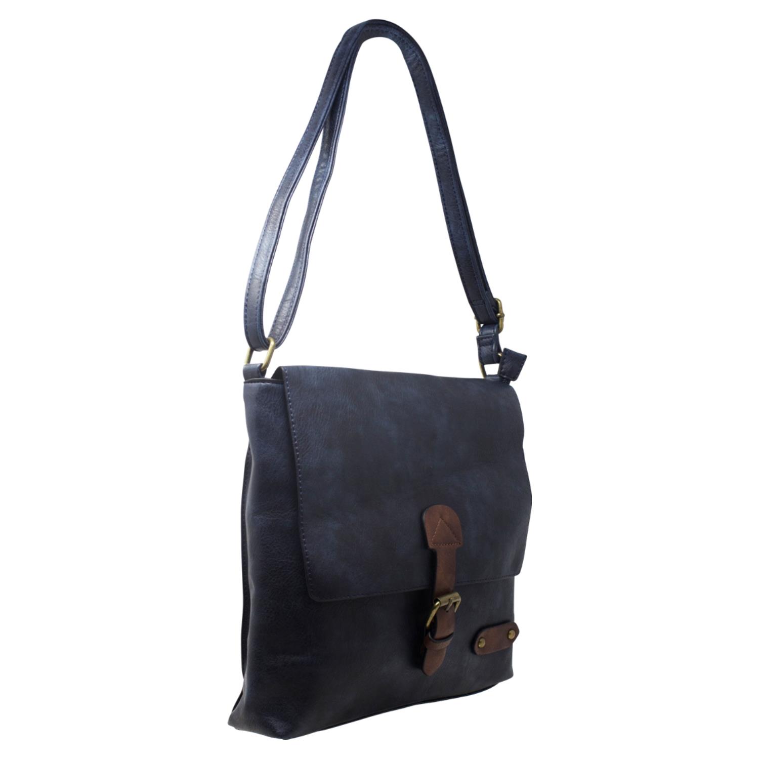 Unisex Adjustable Strap Crossbody Shoulder Bag Spacious Design Casual Handbag - Picture 11 of 56