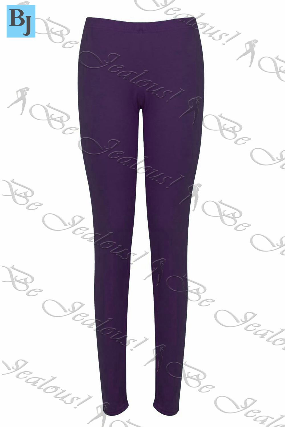 Womens Ladies Plain Basic Full Ankle Length Stretch Jeggings Leggings Trousers - Picture 93 of 196