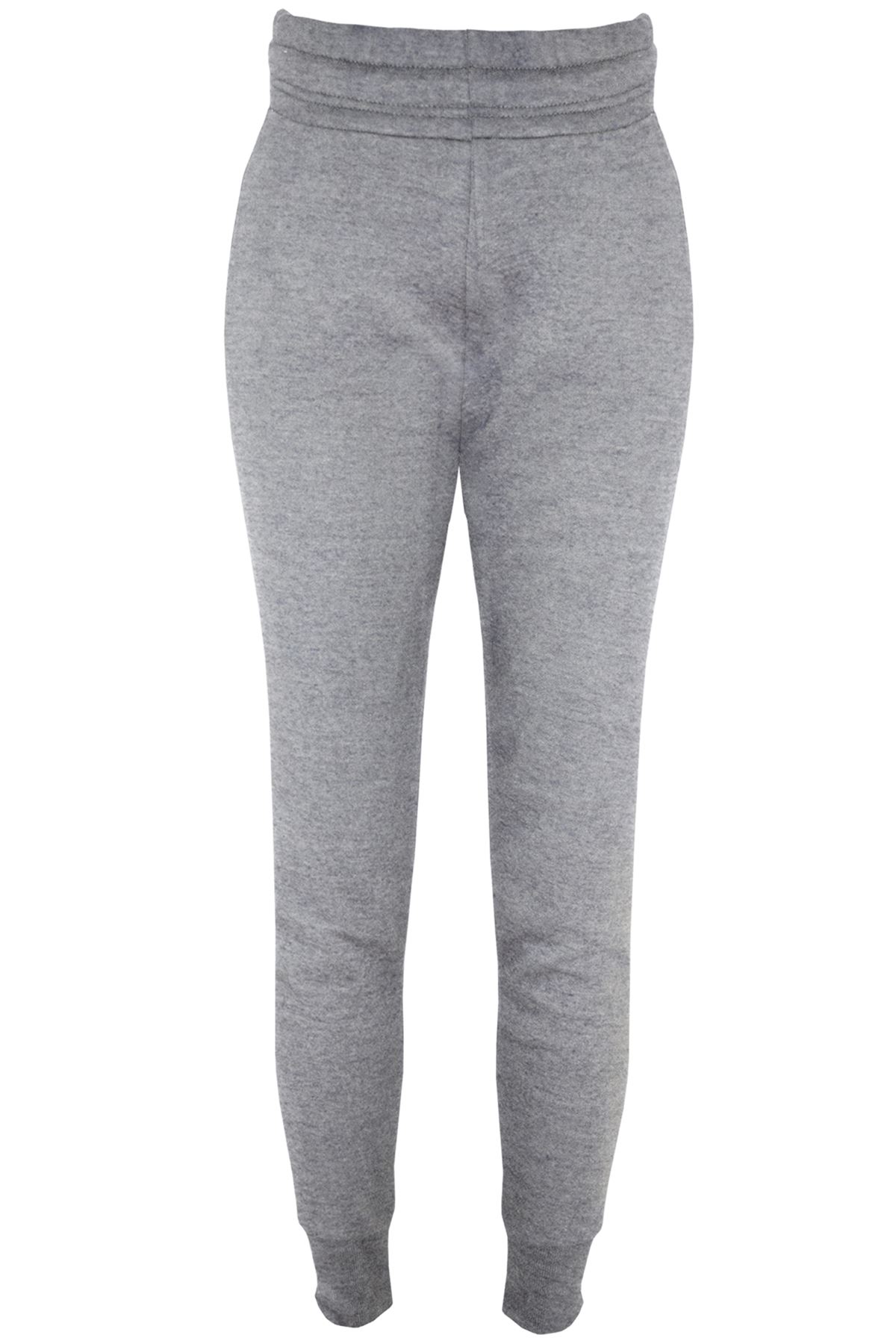 Damen Frauen Fleece Hose Slim Hose Gerippt Elastisch Hohe Taille Unterteil Hose - Bild 33 von 63