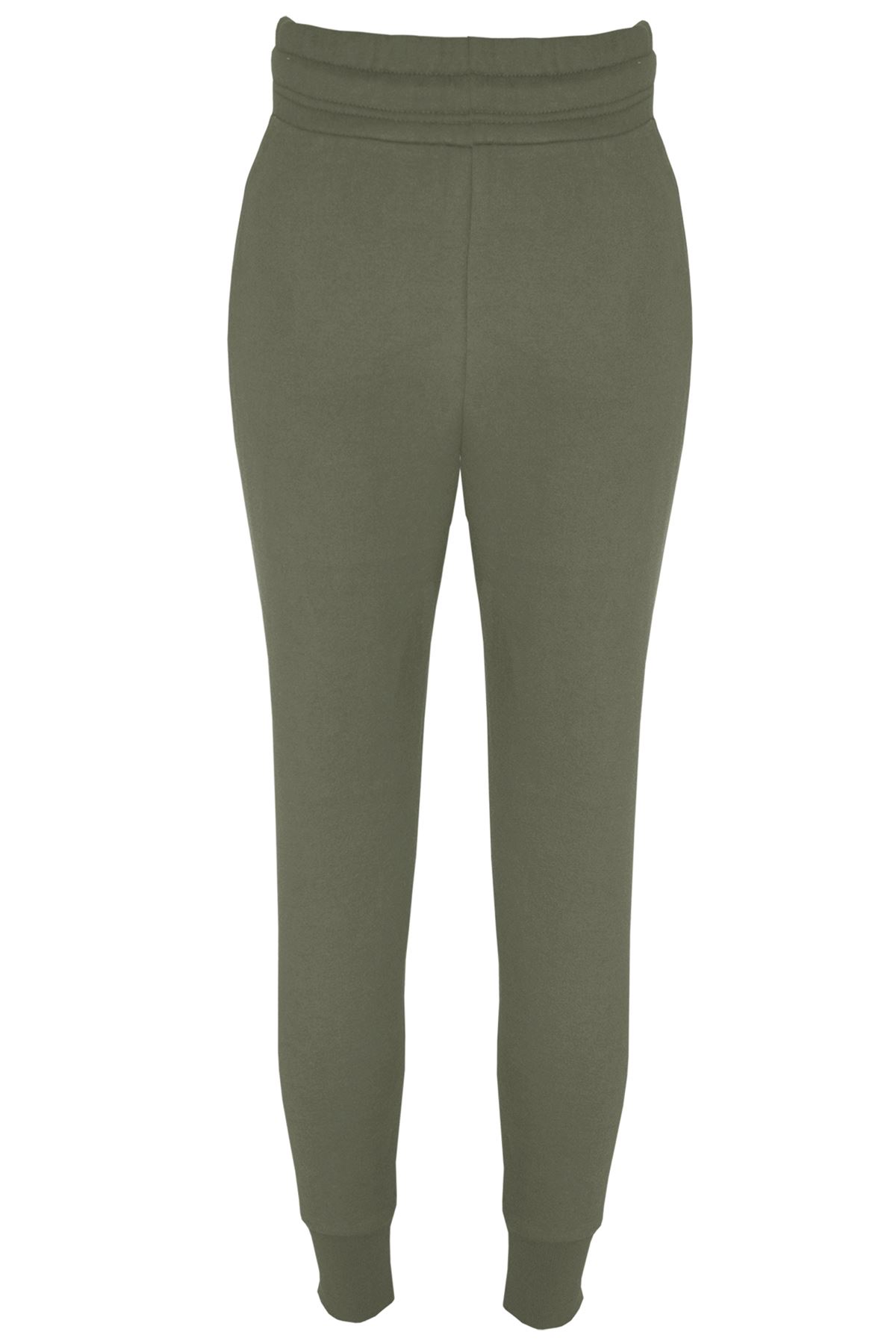 Damen Frauen Fleece Hose Slim Hose Gerippt Elastisch Hohe Taille Unterteil Hose - Bild 35 von 63
