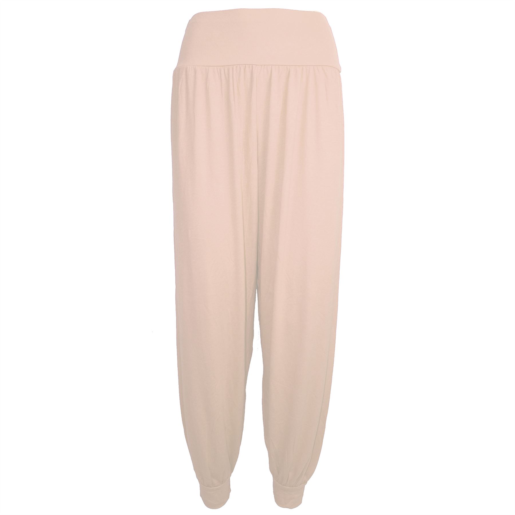 New Womens Harem Baggy Ladies Plain Ali Baba Full Length Leggings Trousers Pants - Picture 8 of 36