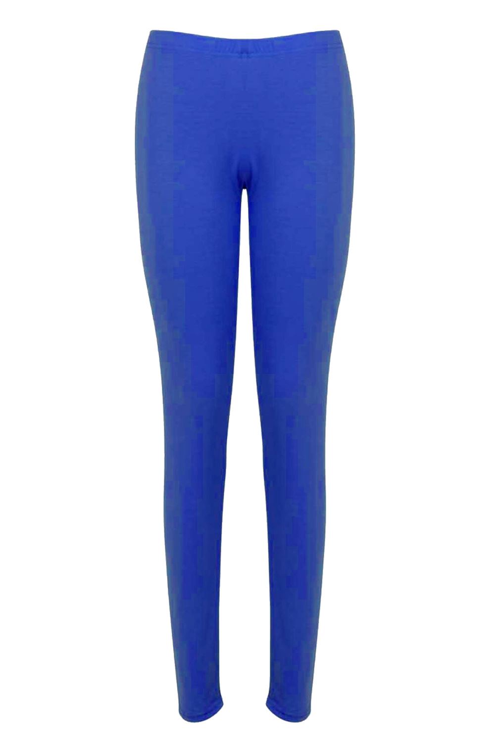 Womens Ladies Plain Basic Full Ankle Length Stretch Jeggings Leggings Trousers - Picture 41 of 196