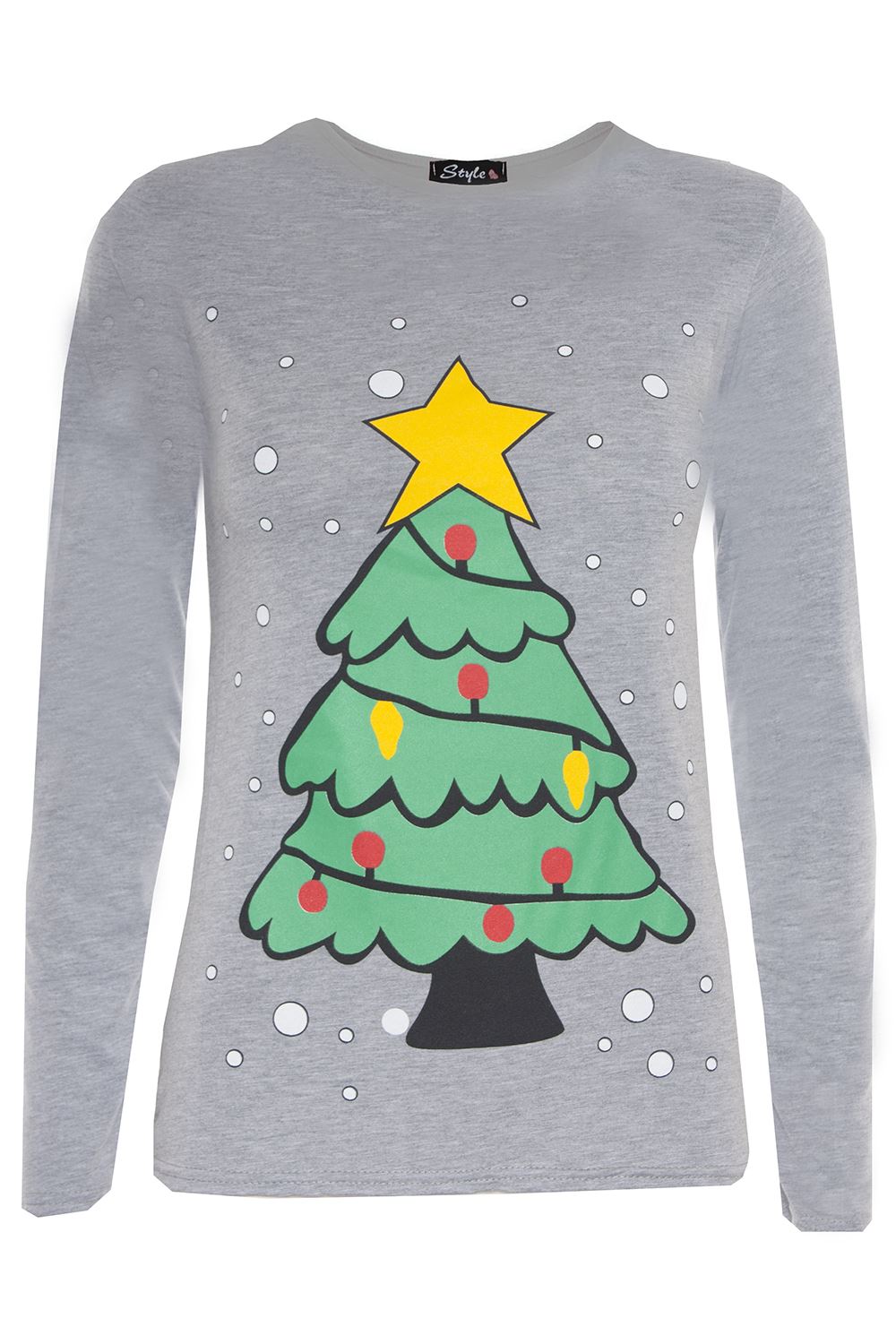 Womens Christmas T Shirt Ladies Xmas Tree Bell Present Gift Snowman Reindeer Top - Picture 82 of 84