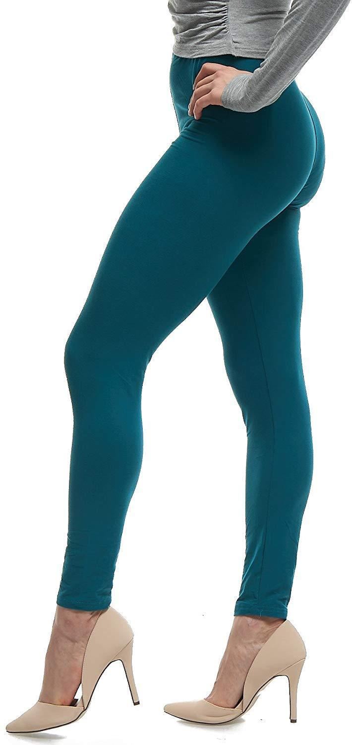 Womens Ladies Plain Basic Full Ankle Length Stretch Jeggings Leggings Trousers - Picture 73 of 196