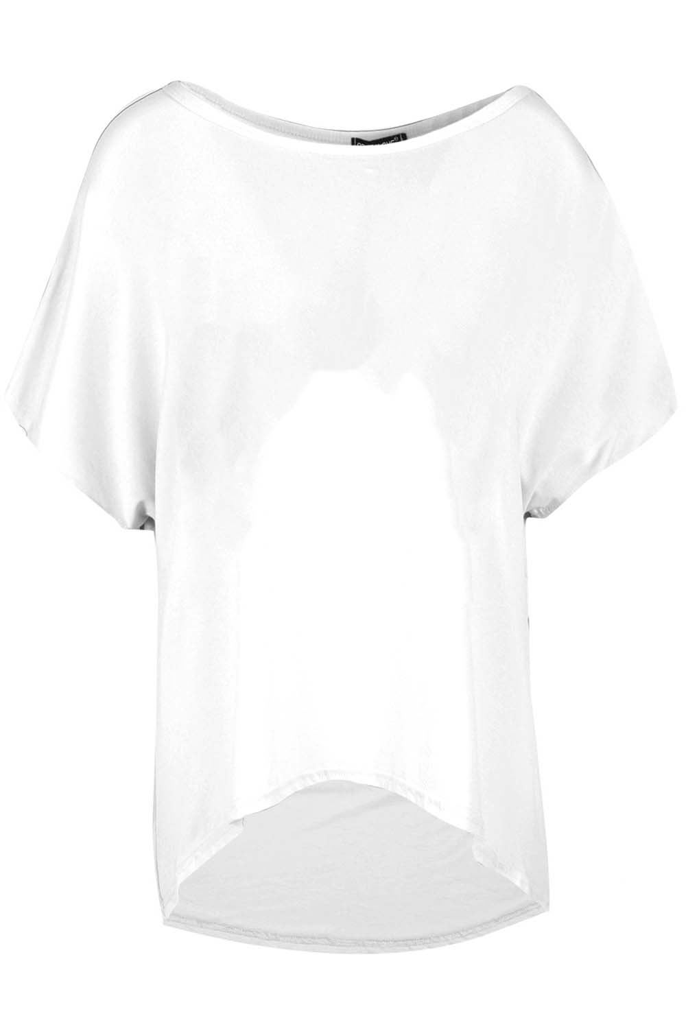 Ladies Womens PARIS 76 Printed Oversized Baggy Lagenlook Off Shoulder Tshirt Top - Picture 28 of 61