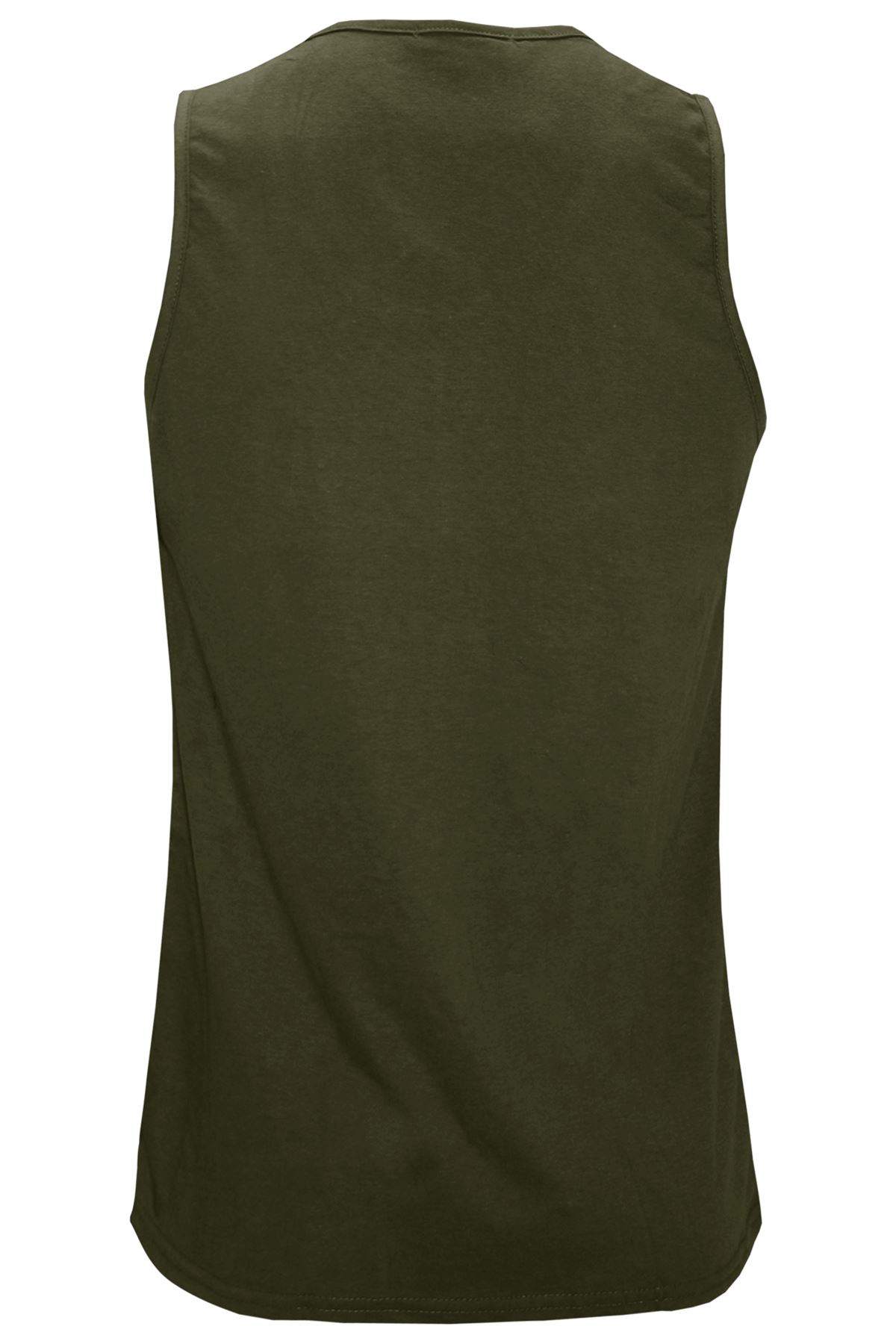 Mens Vest Plain Summer Cotton Tank Sleeveless Training Gym Sports Vests Jog Top - Picture 7 of 13