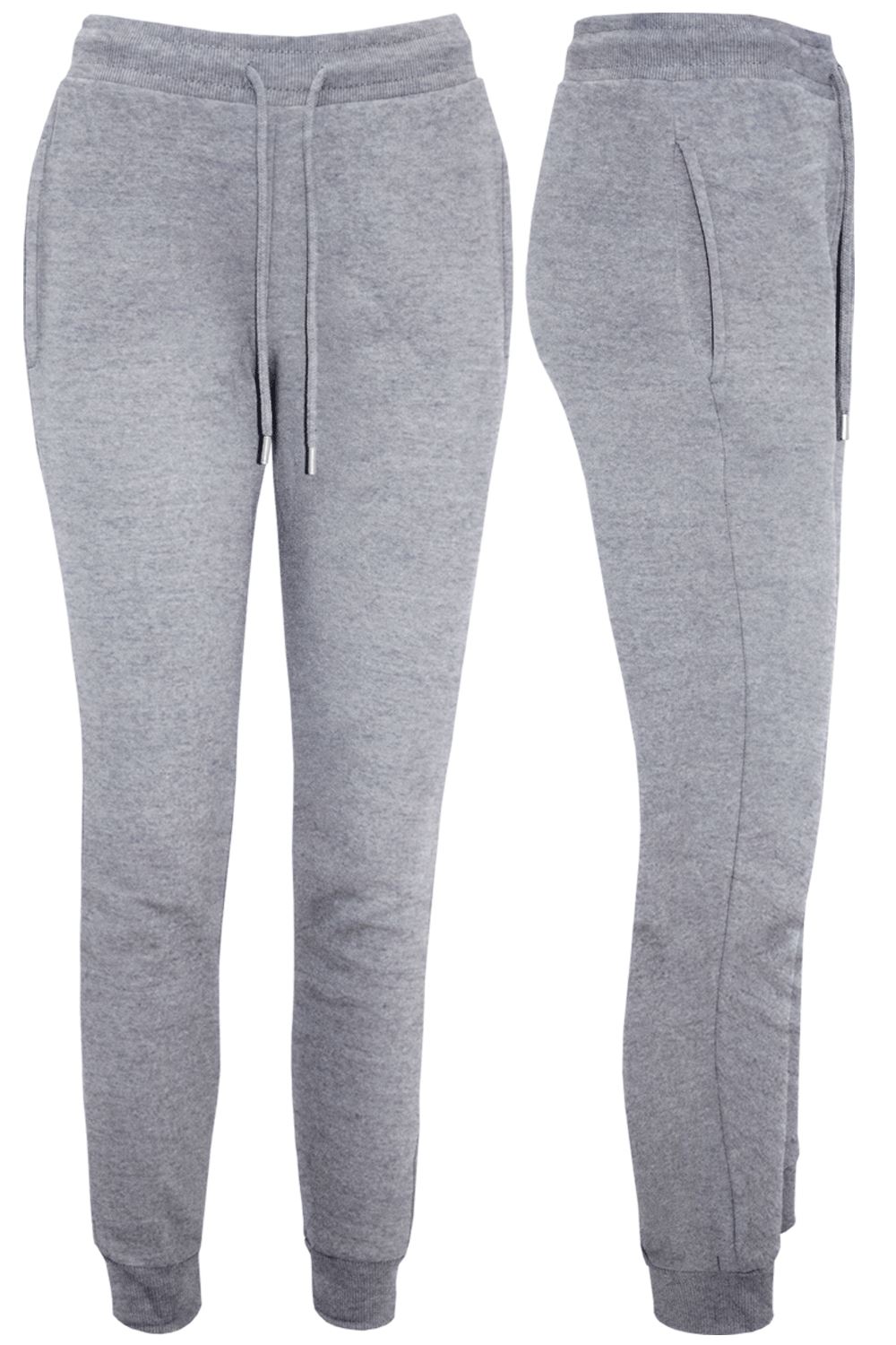 Damen Frauen Fleece Hose Slim Hose Gerippt Elastisch Hohe Taille Unterteil Hose - Bild 54 von 63