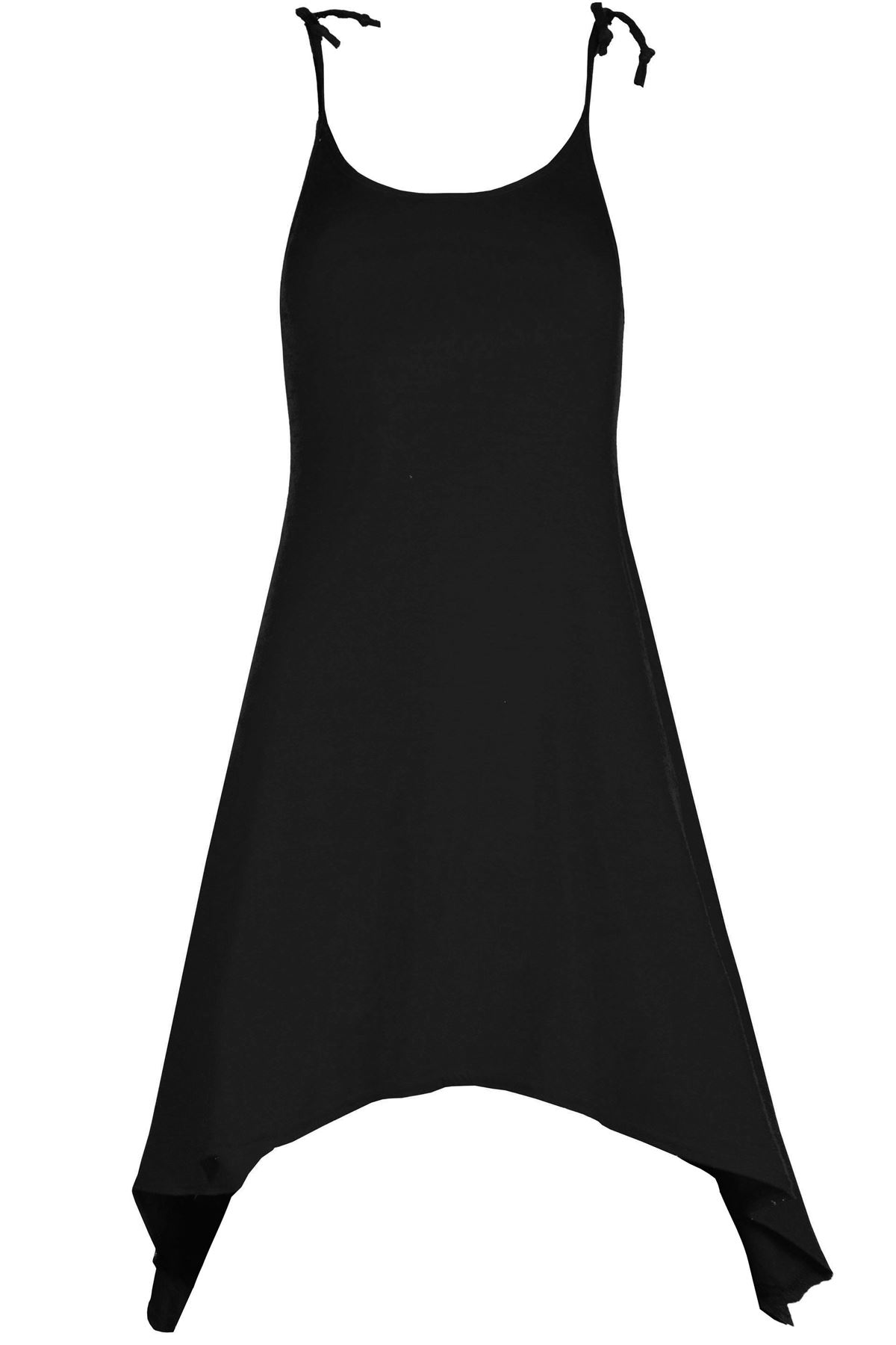 Ladies Sleeveless Camisole Womens Floaty Flare Strappy Skater Swing Dress - Picture 30 of 55