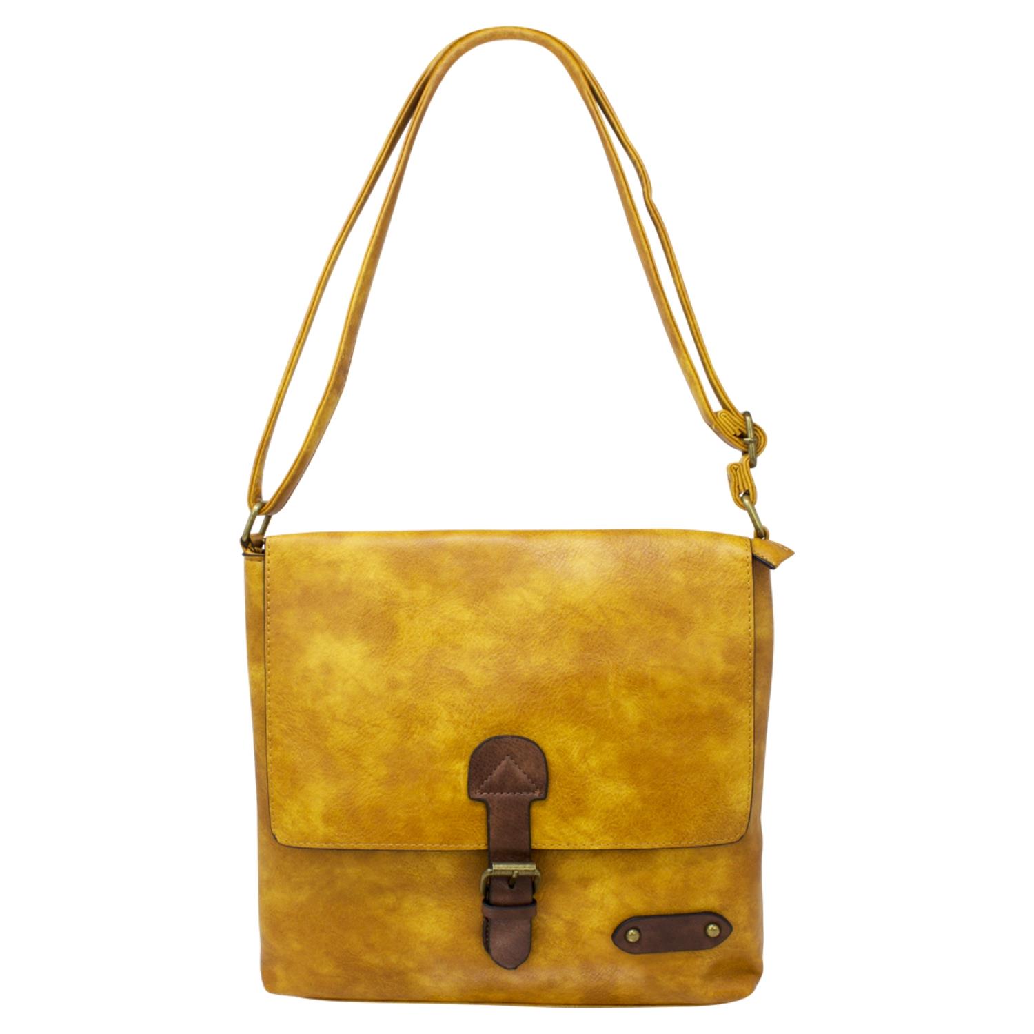 Unisex Adjustable Strap Crossbody Shoulder Bag Spacious Design Casual Handbag - Picture 14 of 56