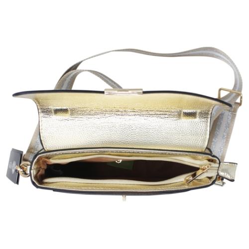 Chic Ladies Metallic Satchel Bag with Adjustable Crossbody Strap, Small Purse - Picture 12 of 32