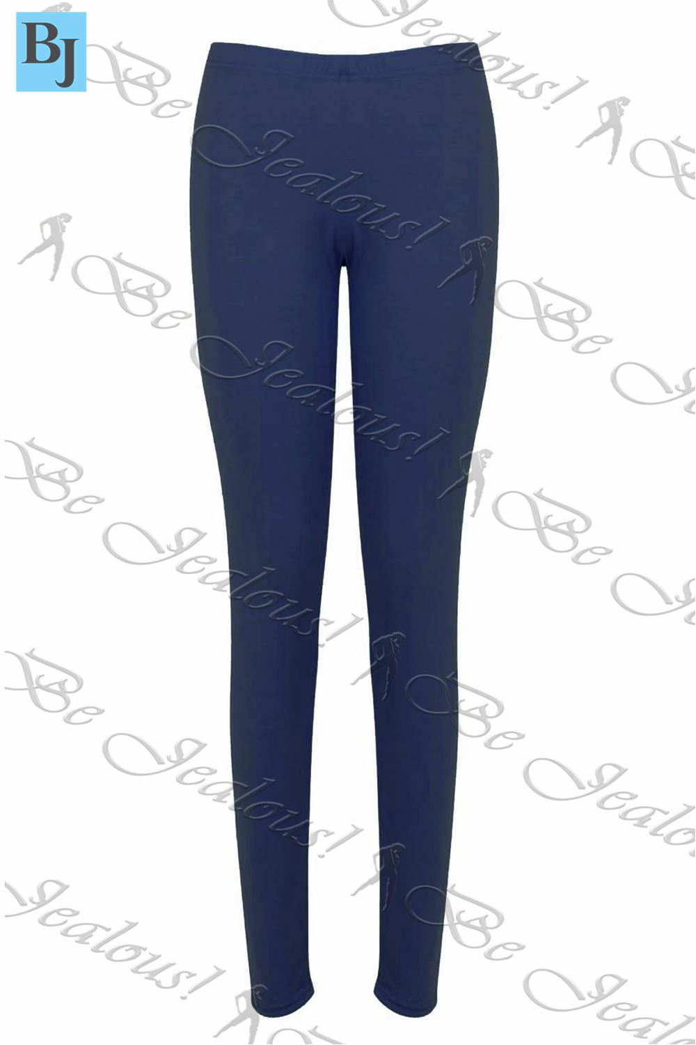Womens Ladies Plain Basic Full Ankle Length Stretch Jeggings Leggings Trousers - Picture 129 of 196