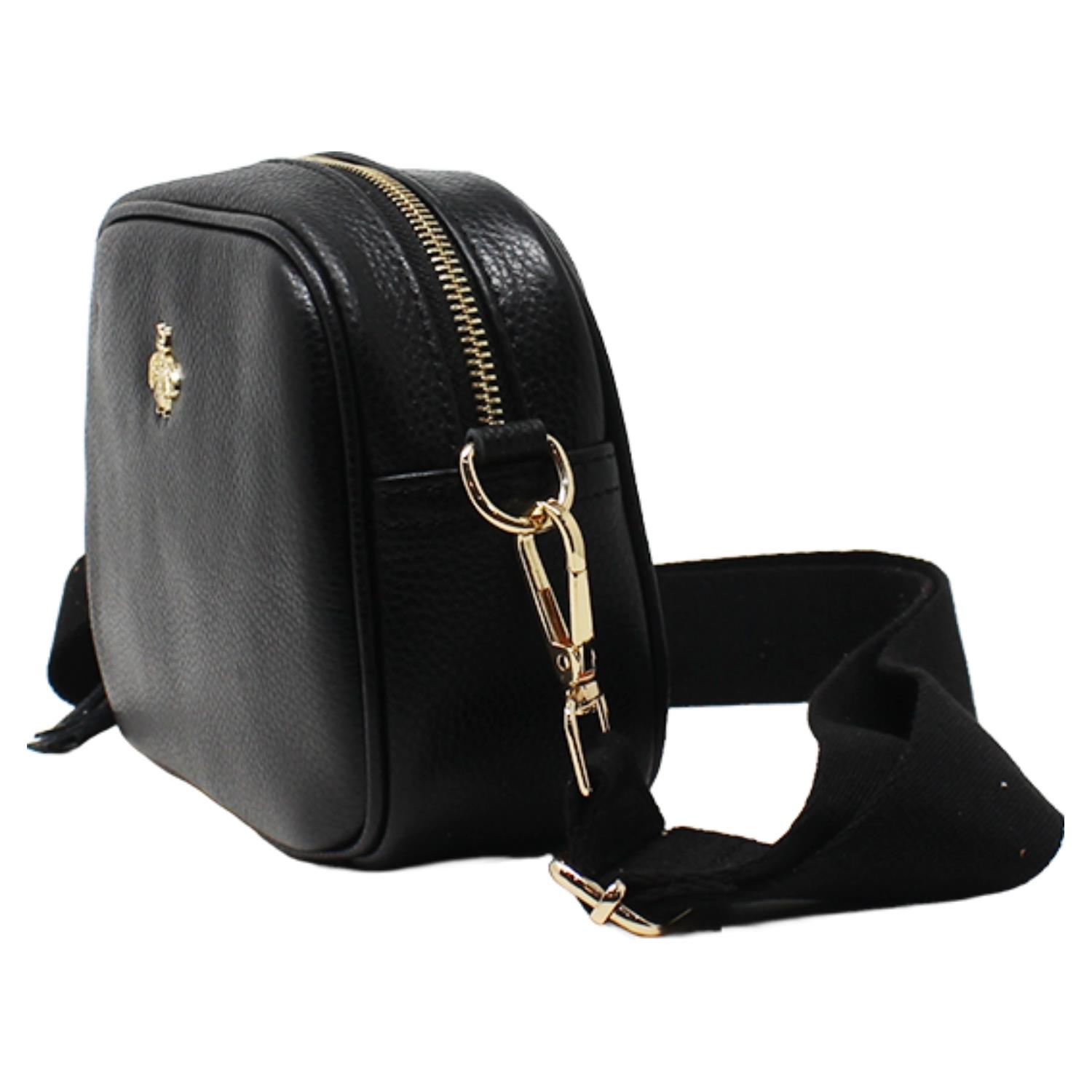 Real Leather Small Crossbody Bag Women Shoulder Handbag with Bee Decor - Picture 10 of 47