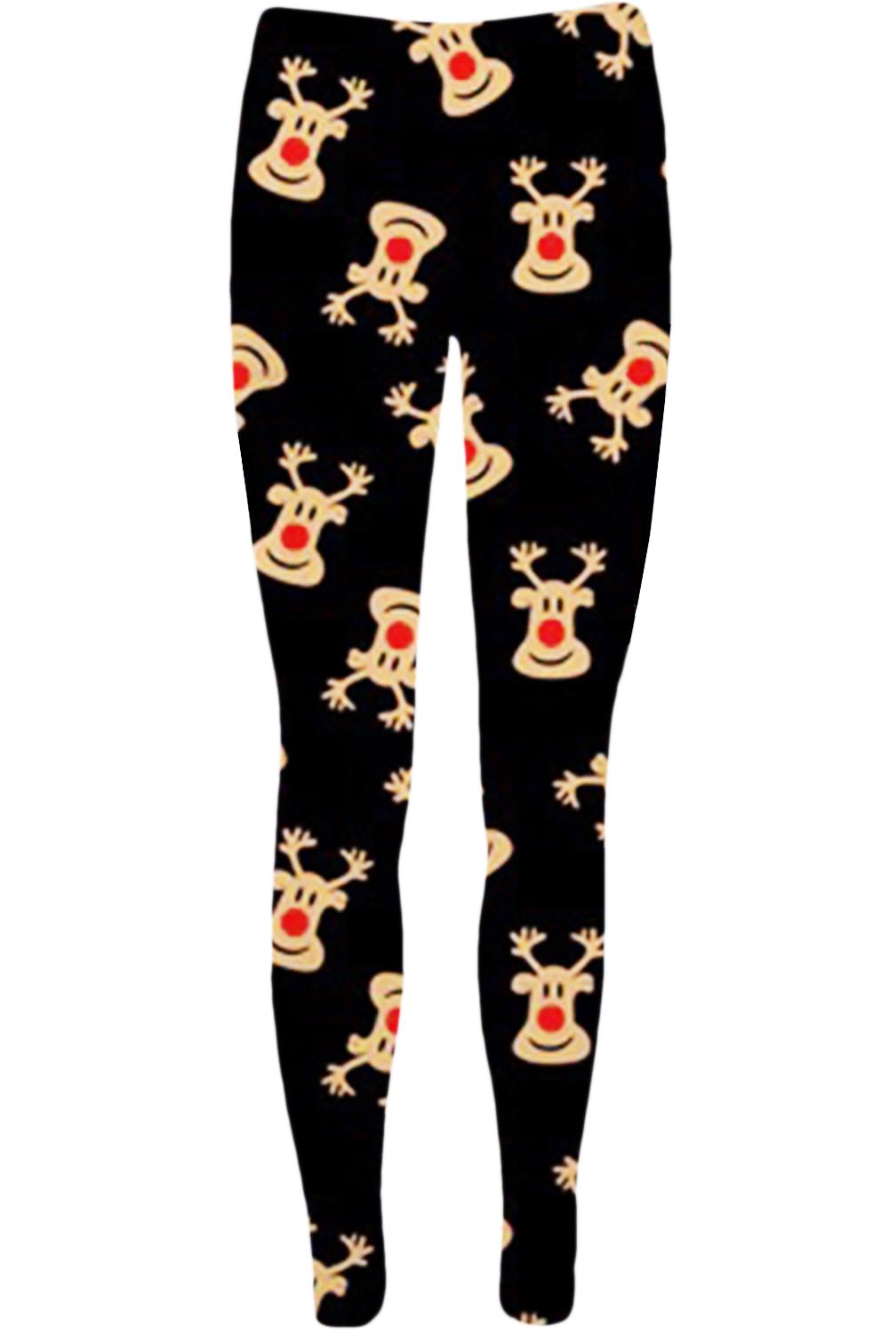 Ladies Christmas Xmas Snata Snowman Present Gift Tree Stretchy Jeggings Leggings eBay