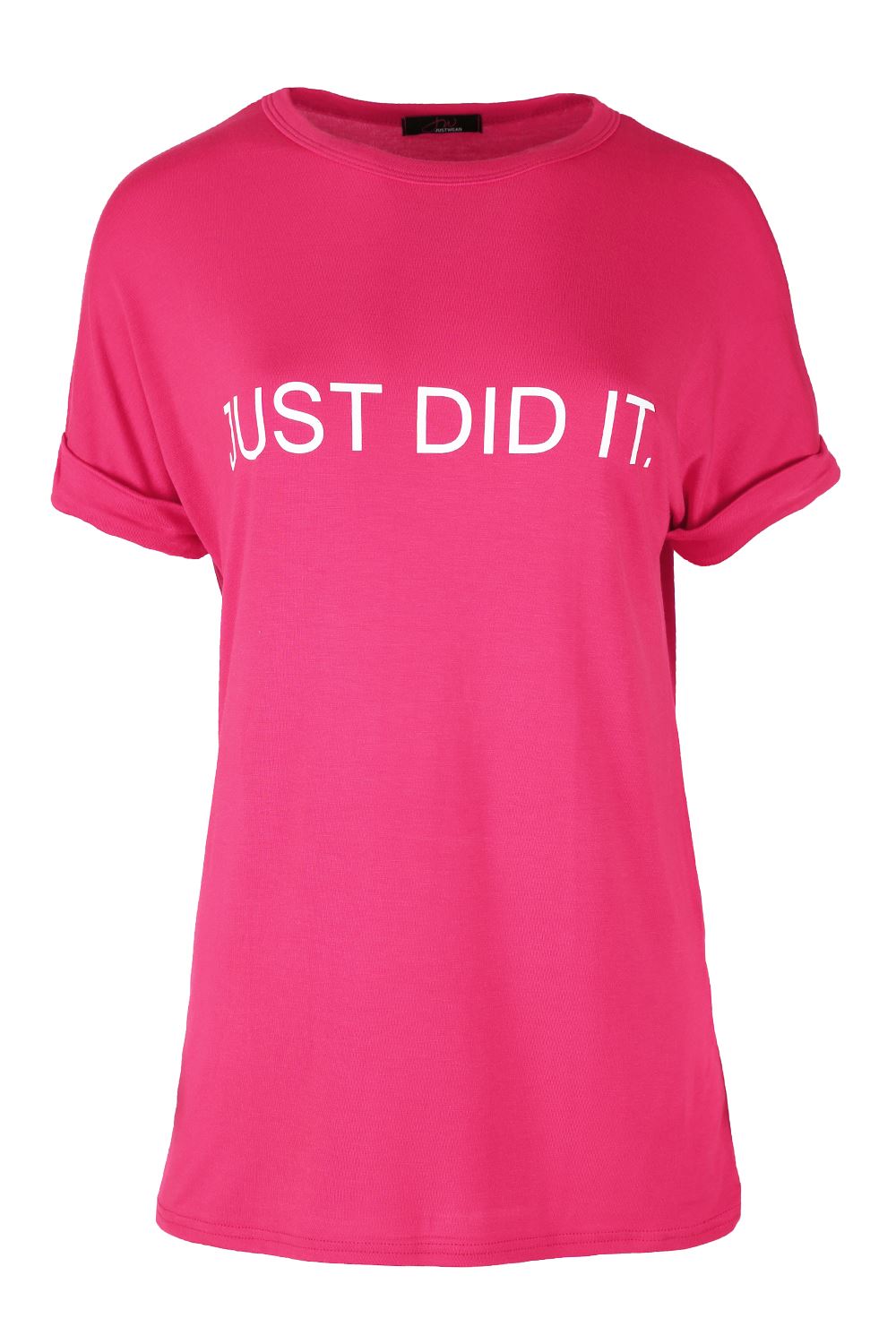 Damen Frauen Just Do It Later USA Varsity Oversize T-Shirt Übergröße Baggy Top - Bild 13 von 49