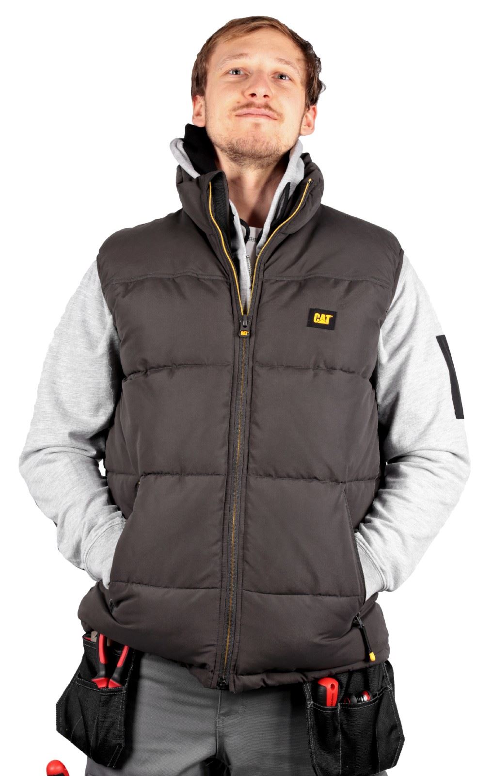 Caterpillar C430 Quilted Insulated Vest Bodywarmer Jacket eBay