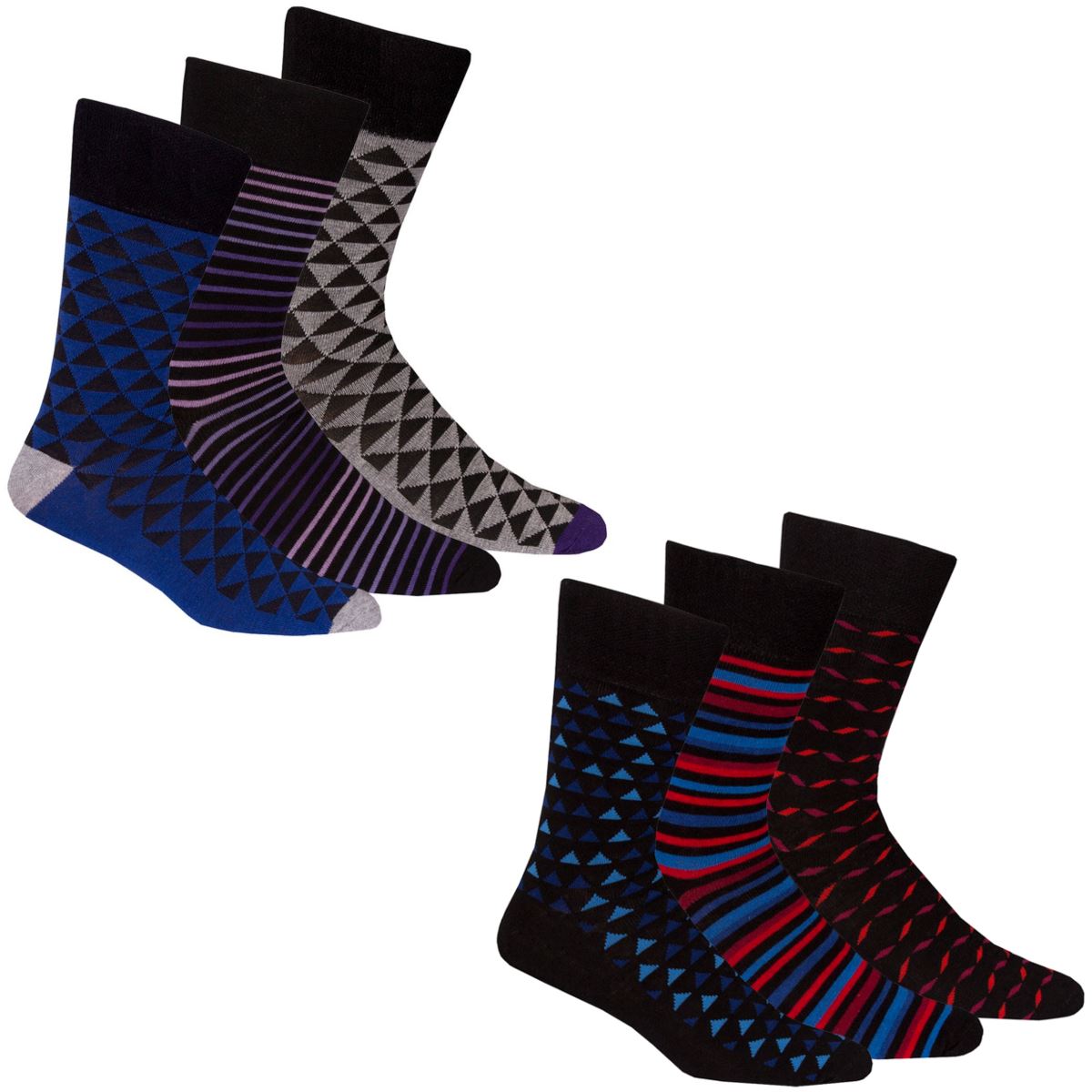 Mens NONElasticated Sock Loose Top Opening COTTON Everyday 611