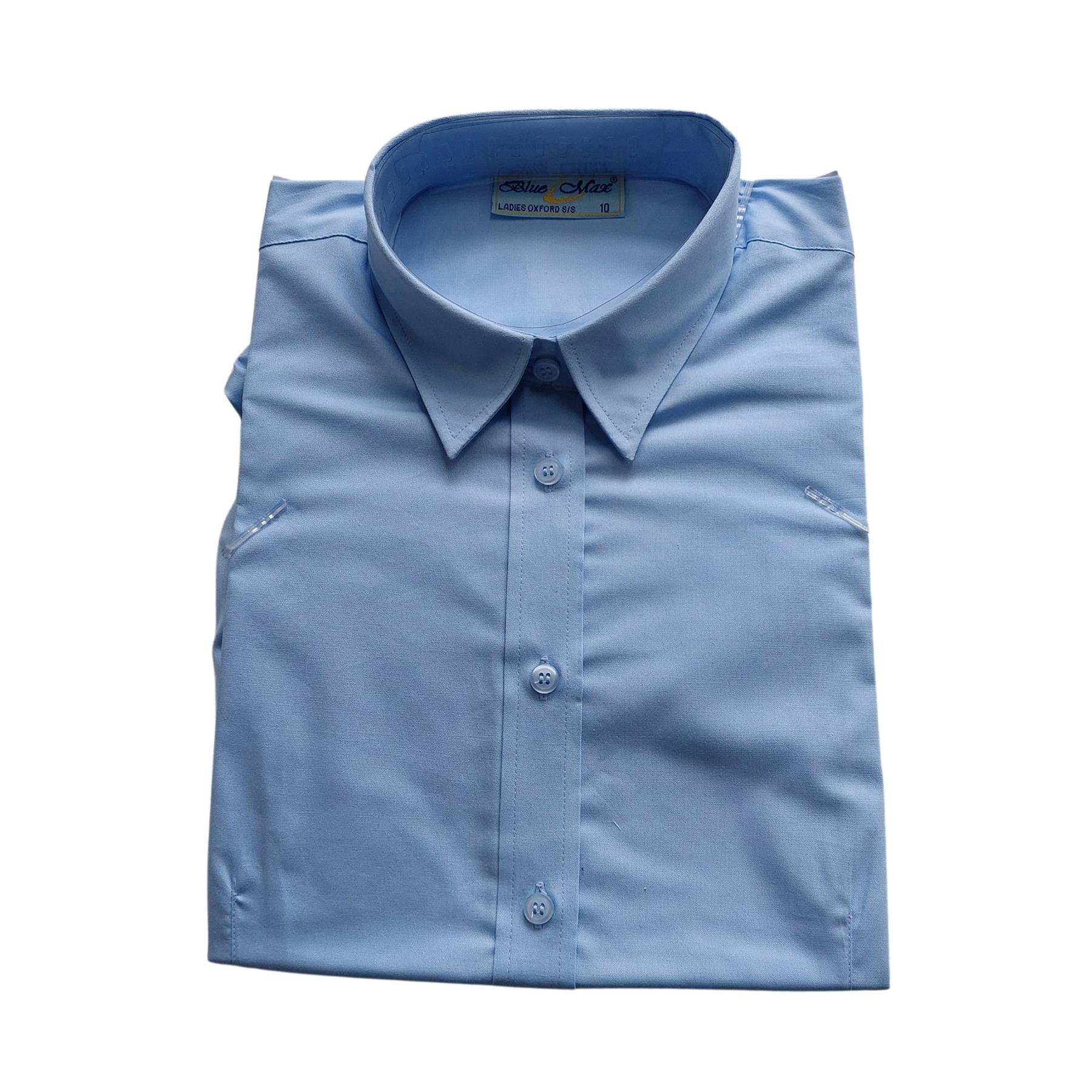 Ladies Womens Short Sleeve Blouses Office Shirts Work Formal Smart Top Size 8-26