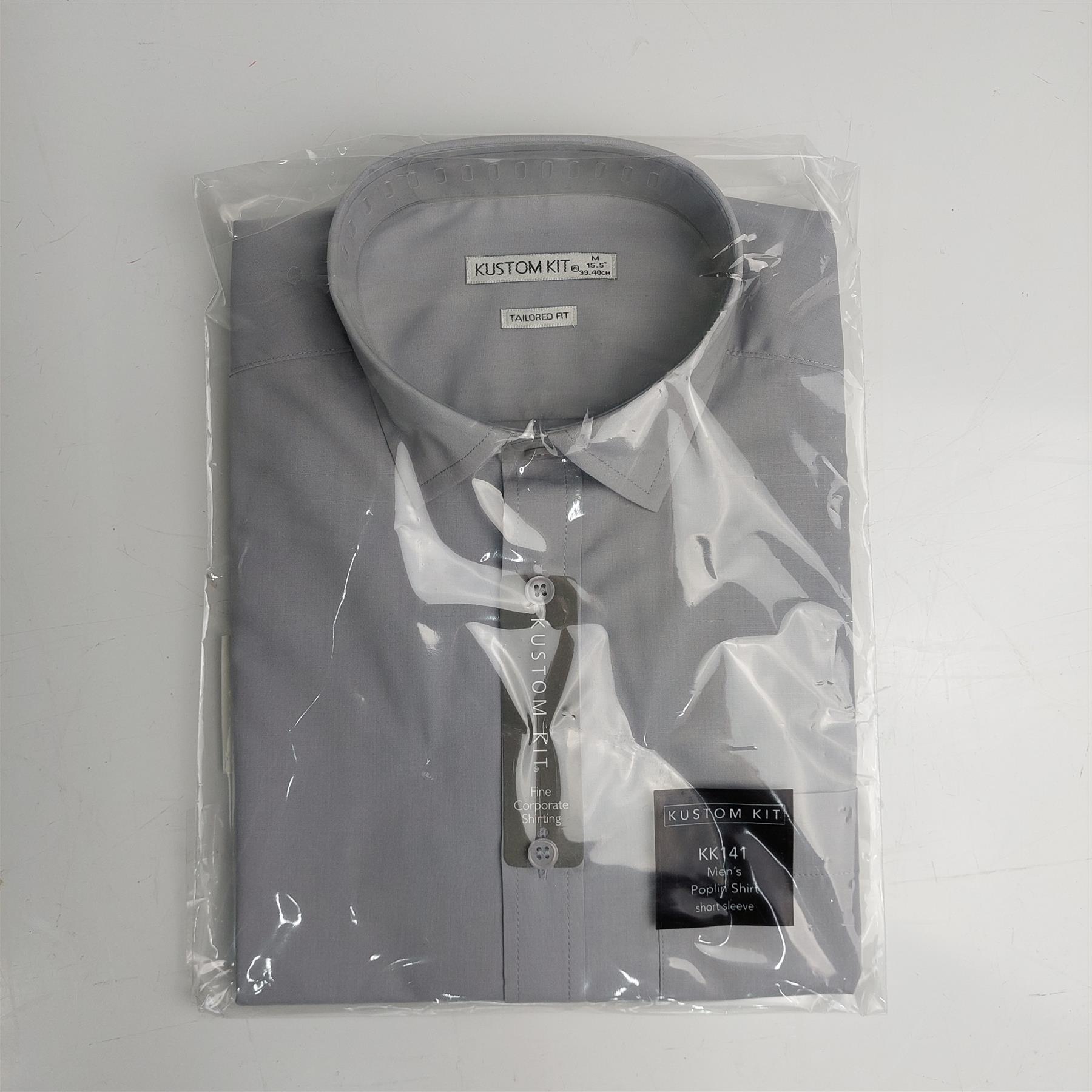 Mens Short Sleeve Shirt Oxford Easy Iron Classic Formal Workwear Smart 14-19H - Picture 28 of 30