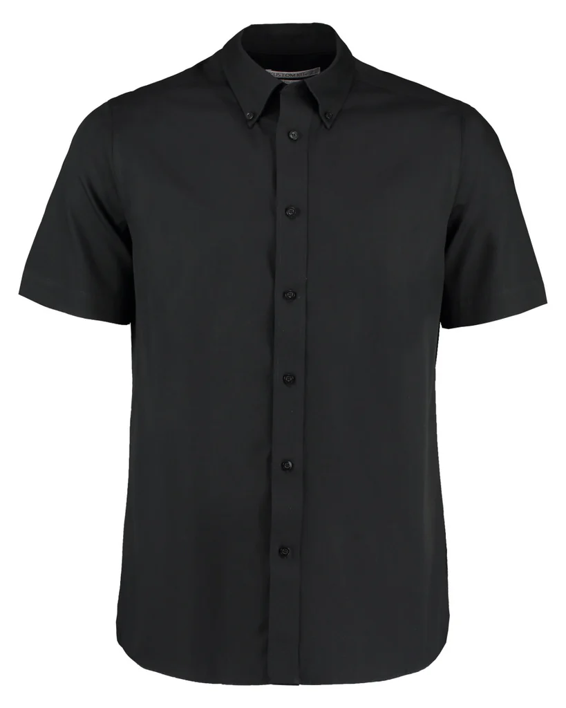 Mens Short Sleeve Shirt Oxford Easy Iron Classic Formal Workwear Smart Plus Size - Picture 3 of 37