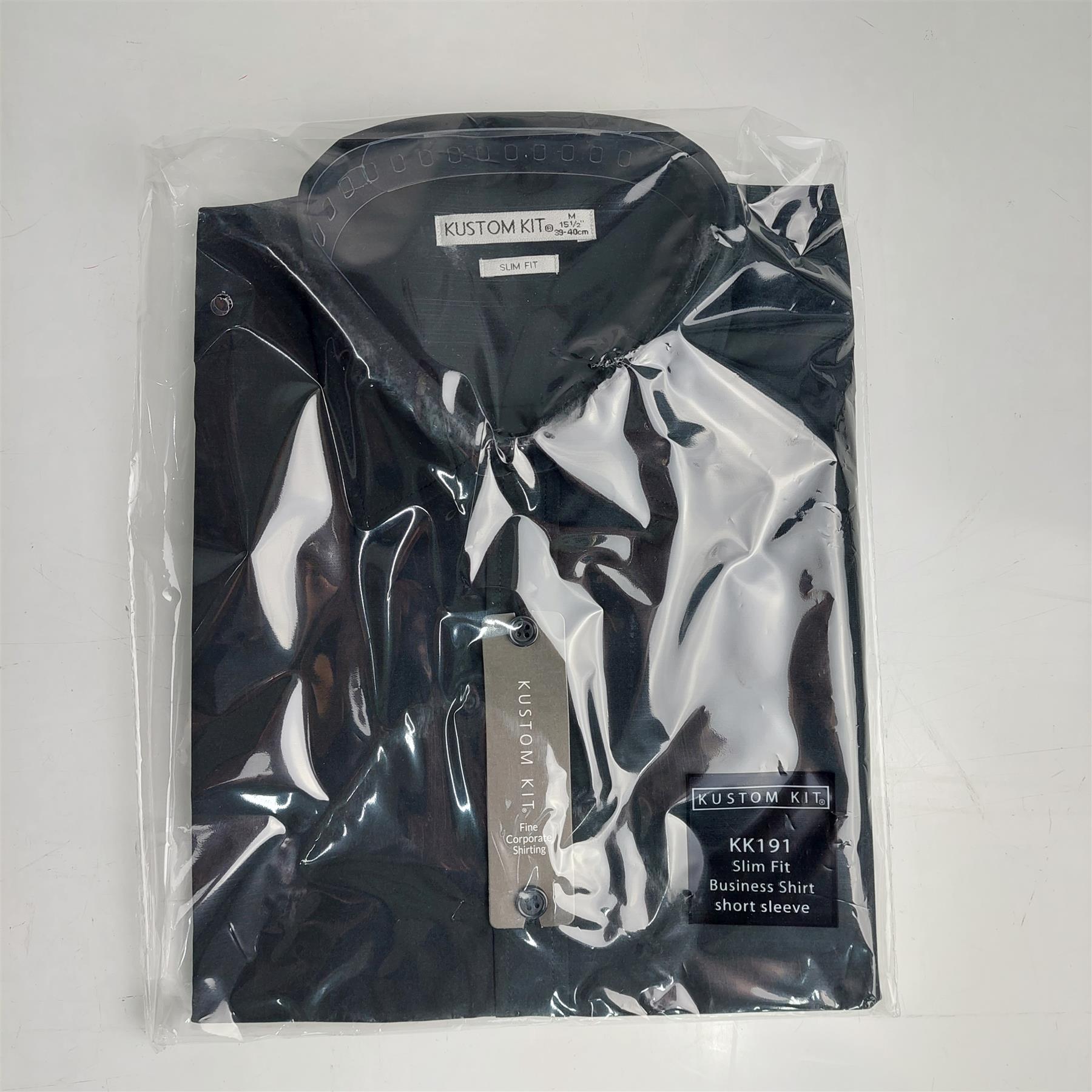 Mens Short Sleeve Shirt Oxford Easy Iron Classic Formal Workwear Smart 14-19H - Picture 10 of 30