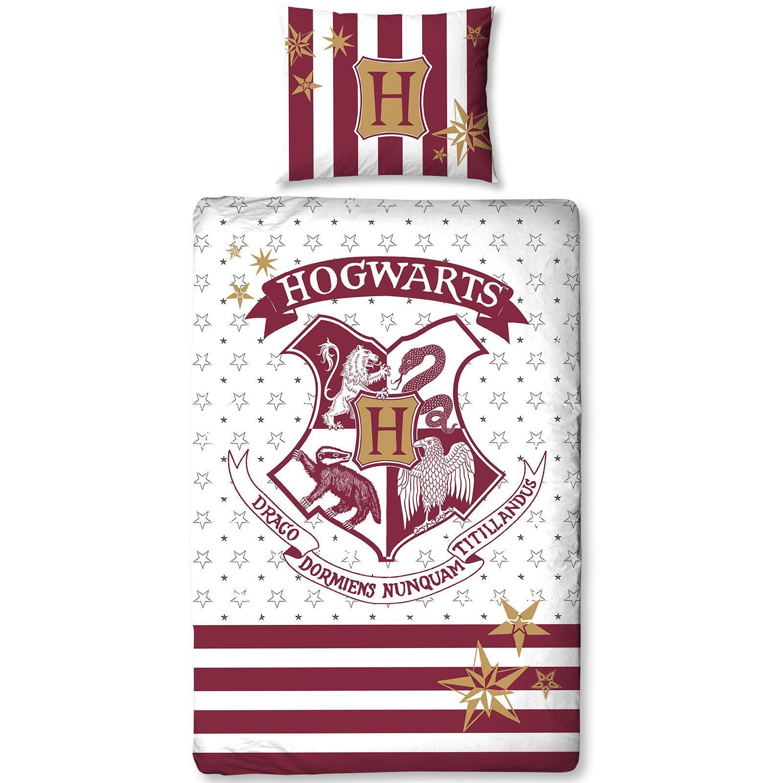HARRY POTTER Duvet Quilt Cover Bedding Set Single Double Blanket Kids