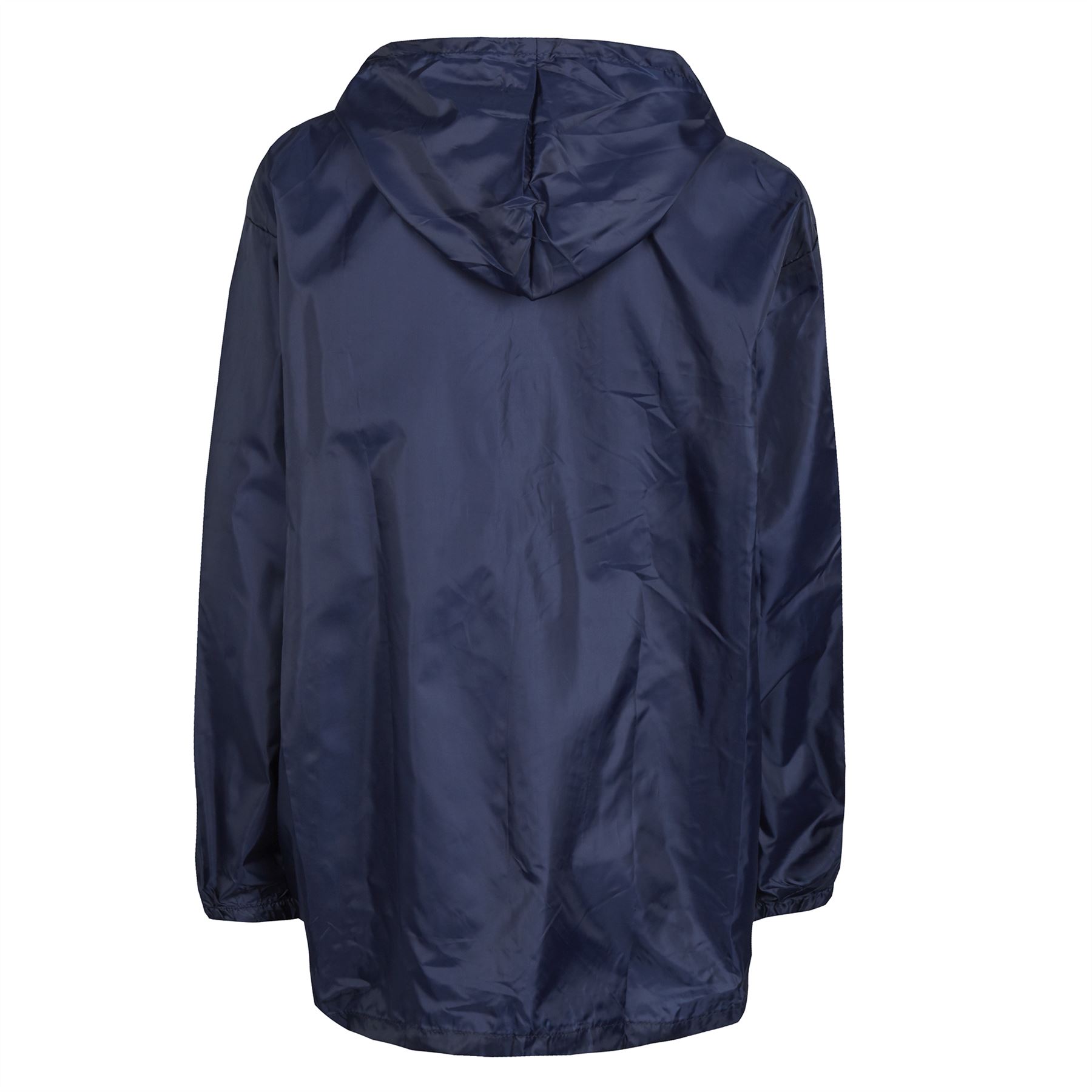 Men//Women Plain Rain Coat Mac Kagoul Jacket Water Proof Hooded Cagoul Adults Pac