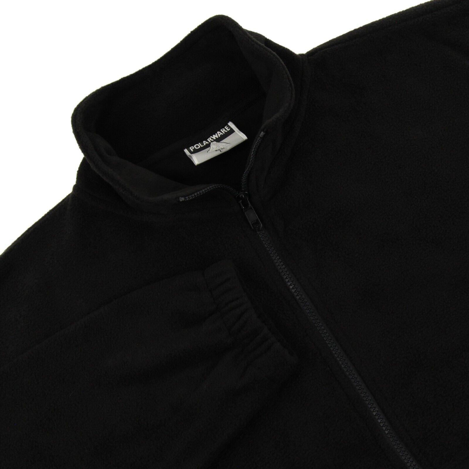 Mens Fleece Jacket Full Zip Up Polar Work Warm Anti Pill Outdoor Coat Top Pocket - Picture 13 of 23