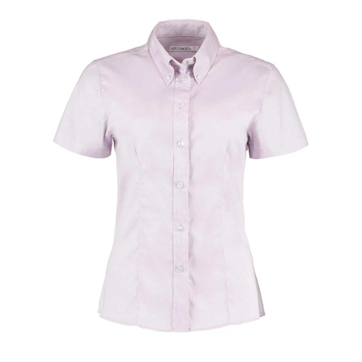 Ladies Womens Short Sleeve Blouses Office Shirts Work Formal Smart Top Size 8-26 - Picture 8 of 44