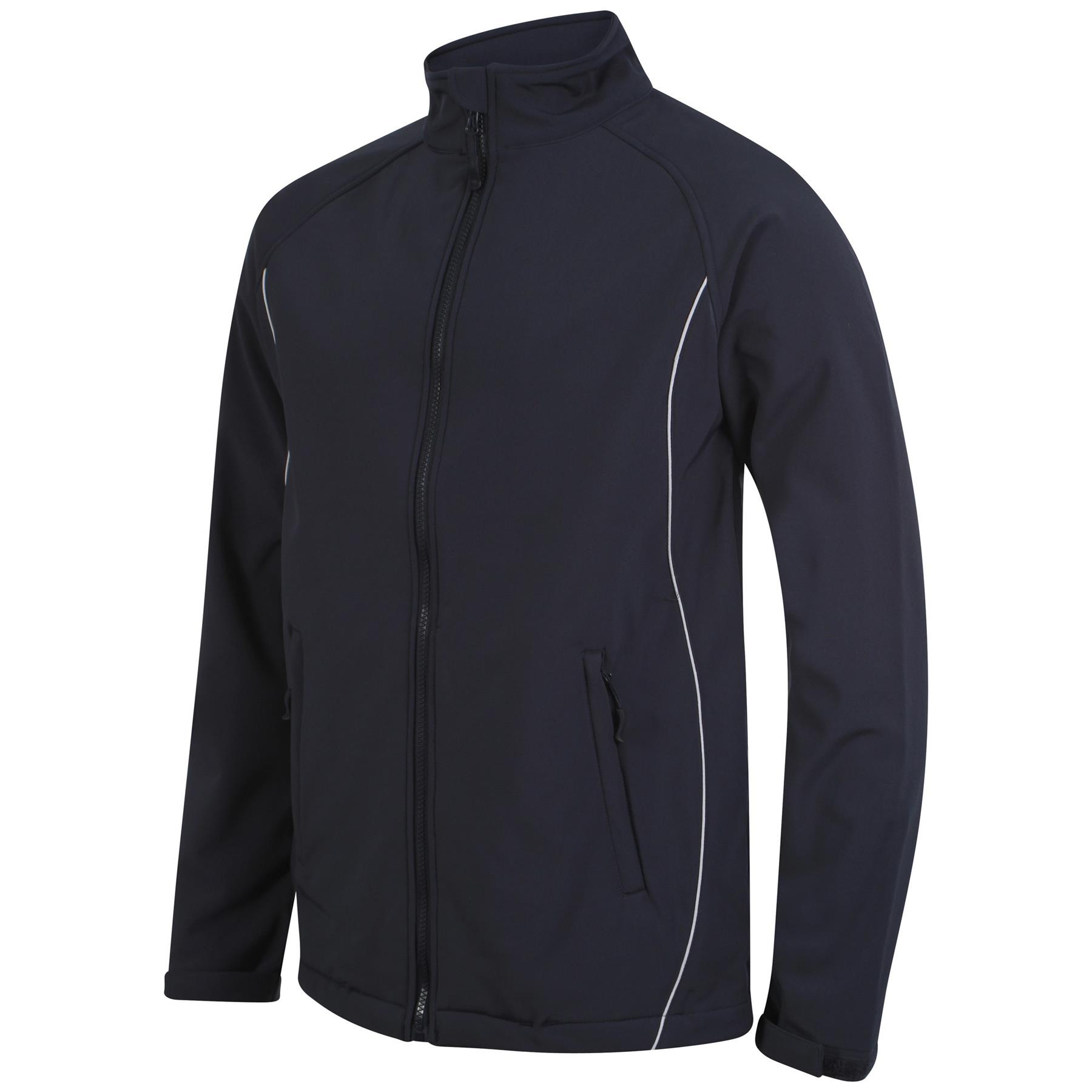 Unisex Soft Shell Fleece Jacket Waterproof Outdoor Work Windproof Casual Jackets - Picture 8 of 11
