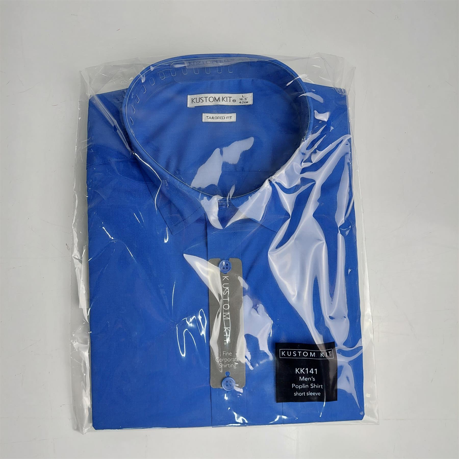 Mens Short Sleeve Shirt Oxford Easy Iron Classic Formal Workwear Smart 14-19H - Picture 22 of 30