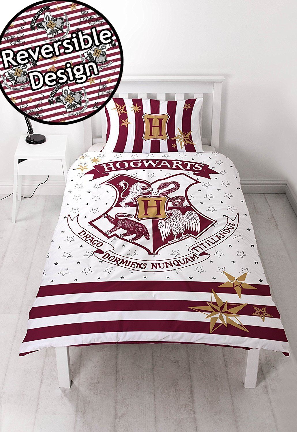 HARRY POTTER Duvet Quilt Cover Bedding Set Single Double Blanket Kids