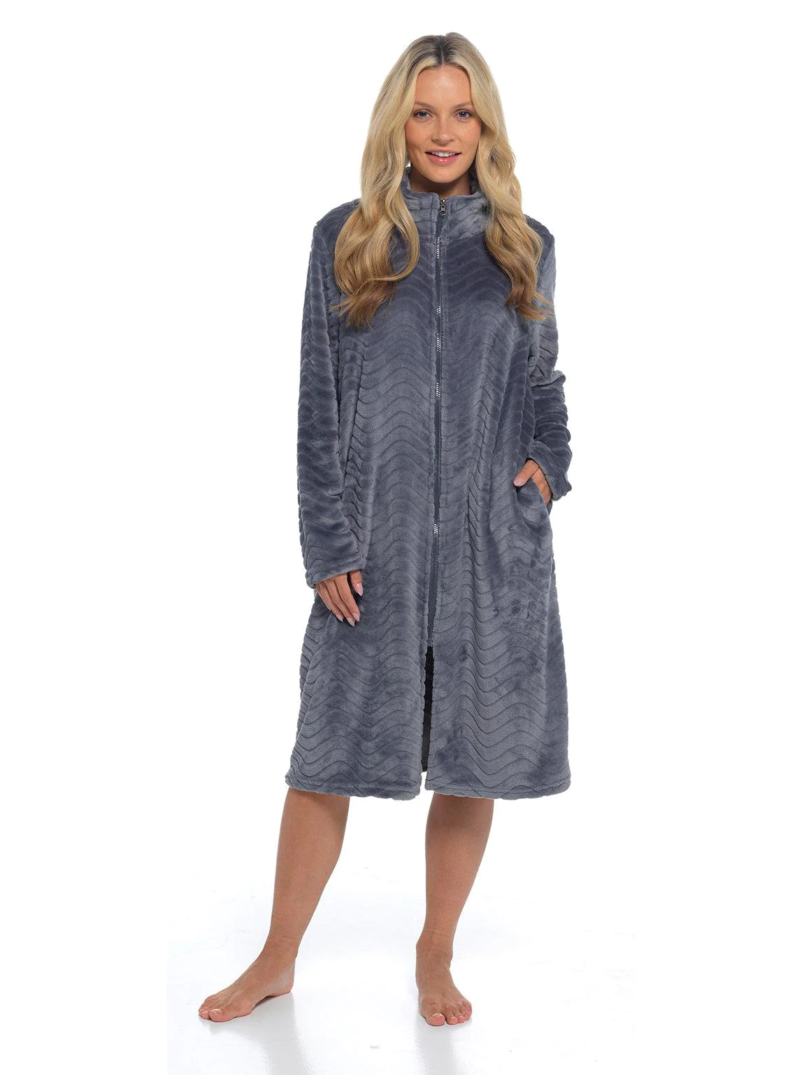 ladies fleece dressing gowns Abomasnow Ladies Cozy Bathrobe Plush Fleece Dressing Gown Fuzzy Housecoat  for Women Perfect Loungewear Long Robes