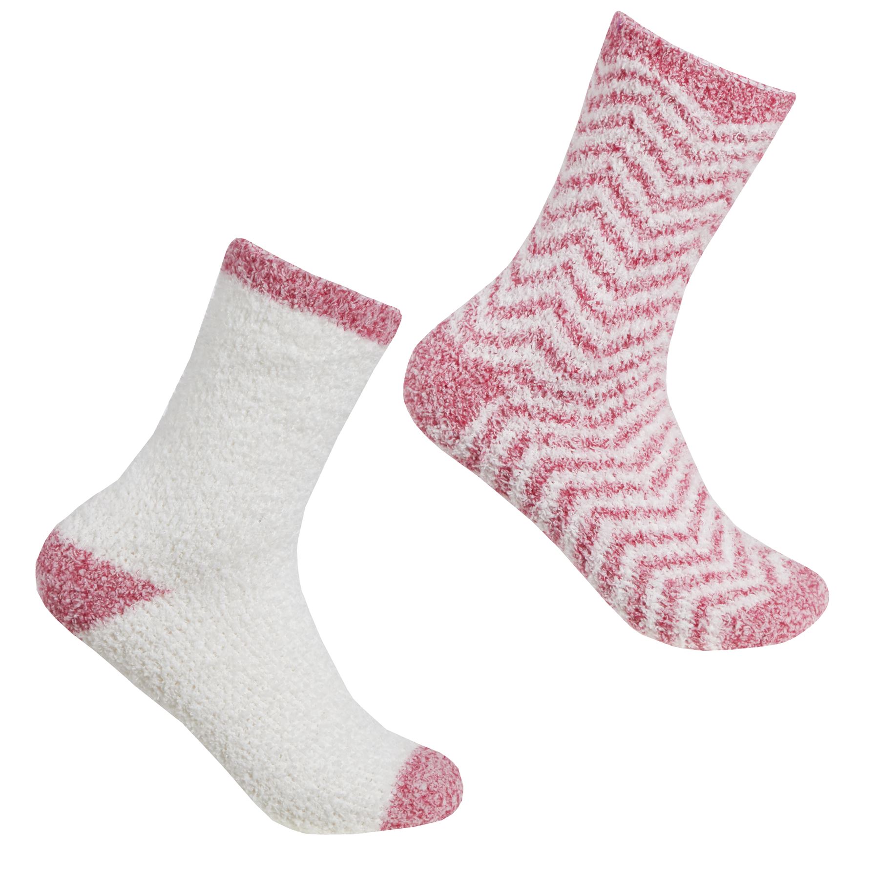 2/4 Packs Ladies Cosy Socks Soft Fleece Brushed Gripper Sole Bed Lounge