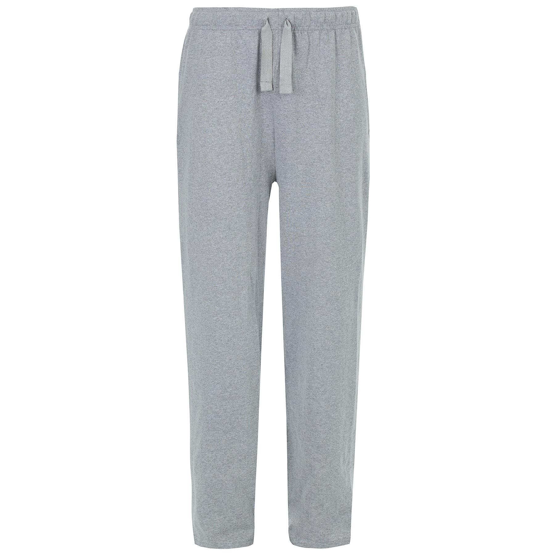 Mens Lounge Pants Pyjama Pjs Bottom Jersey Cotton Rich Plain Nightwear Soft warm - Picture 9 of 9