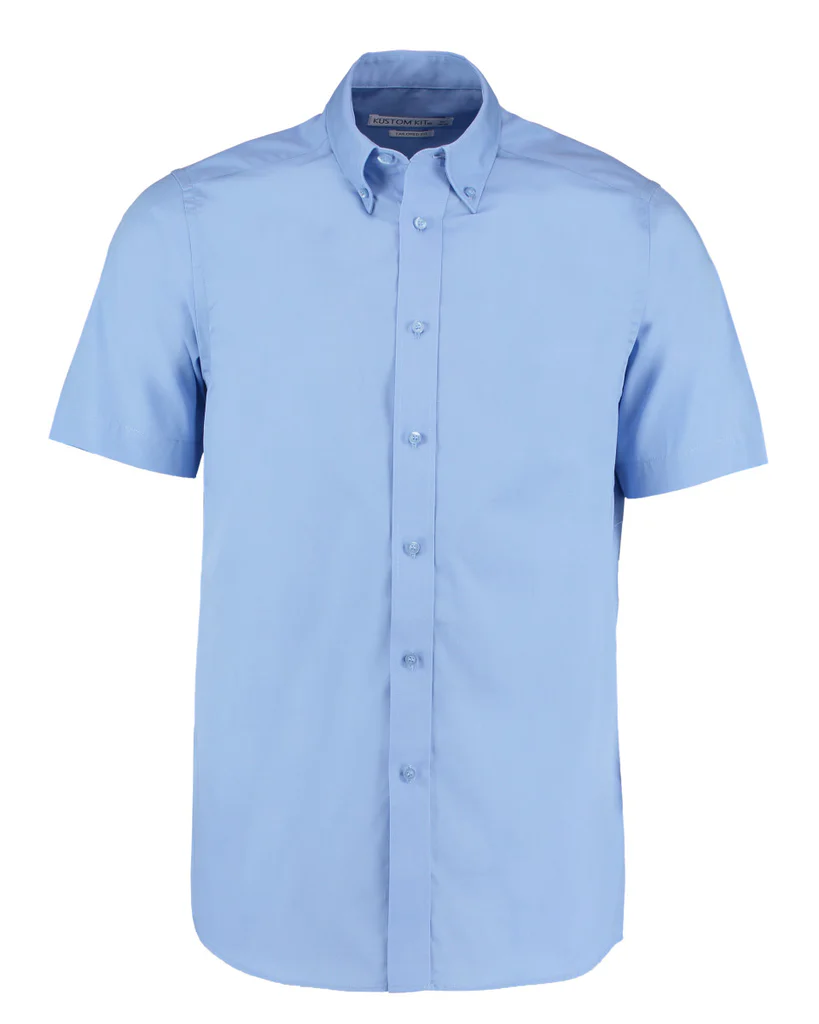 Mens Short Sleeve Shirt Oxford Easy Iron Classic Formal Workwear Smart Plus Size - Picture 13 of 37
