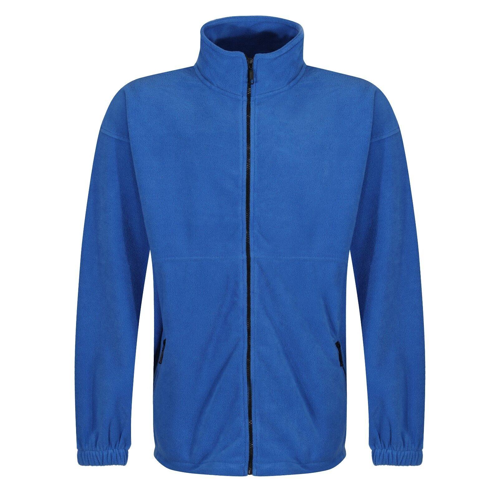 Mens Fleece Jacket Full Zip Up Polar Work Warm Anti Pill Outdoor Coat Top Pocket - Picture 15 of 23