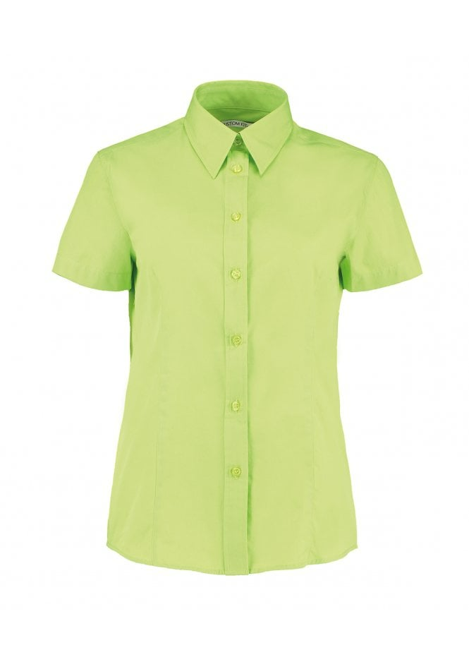 Ladies Womens Short Sleeve Blouses Office Shirts Work Formal Smart Top Size 8-26 - Picture 2 of 44