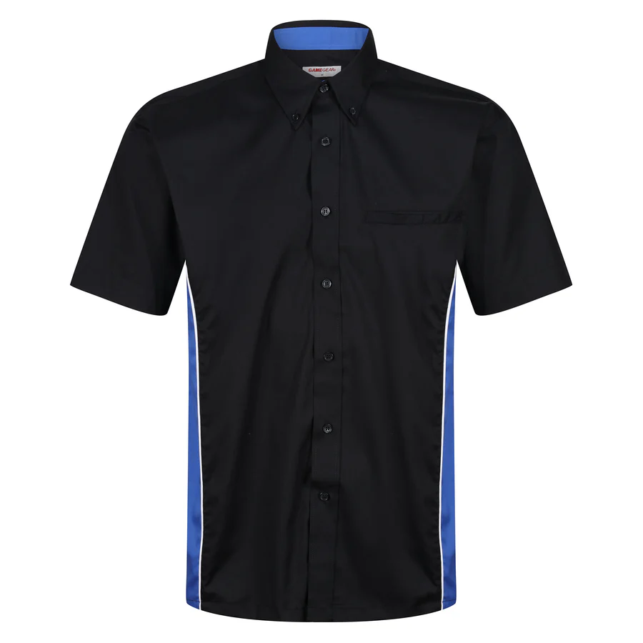 Mens Short Sleeve Shirt Oxford Easy Iron Classic Formal Workwear Smart 14-19H - Picture 30 of 30