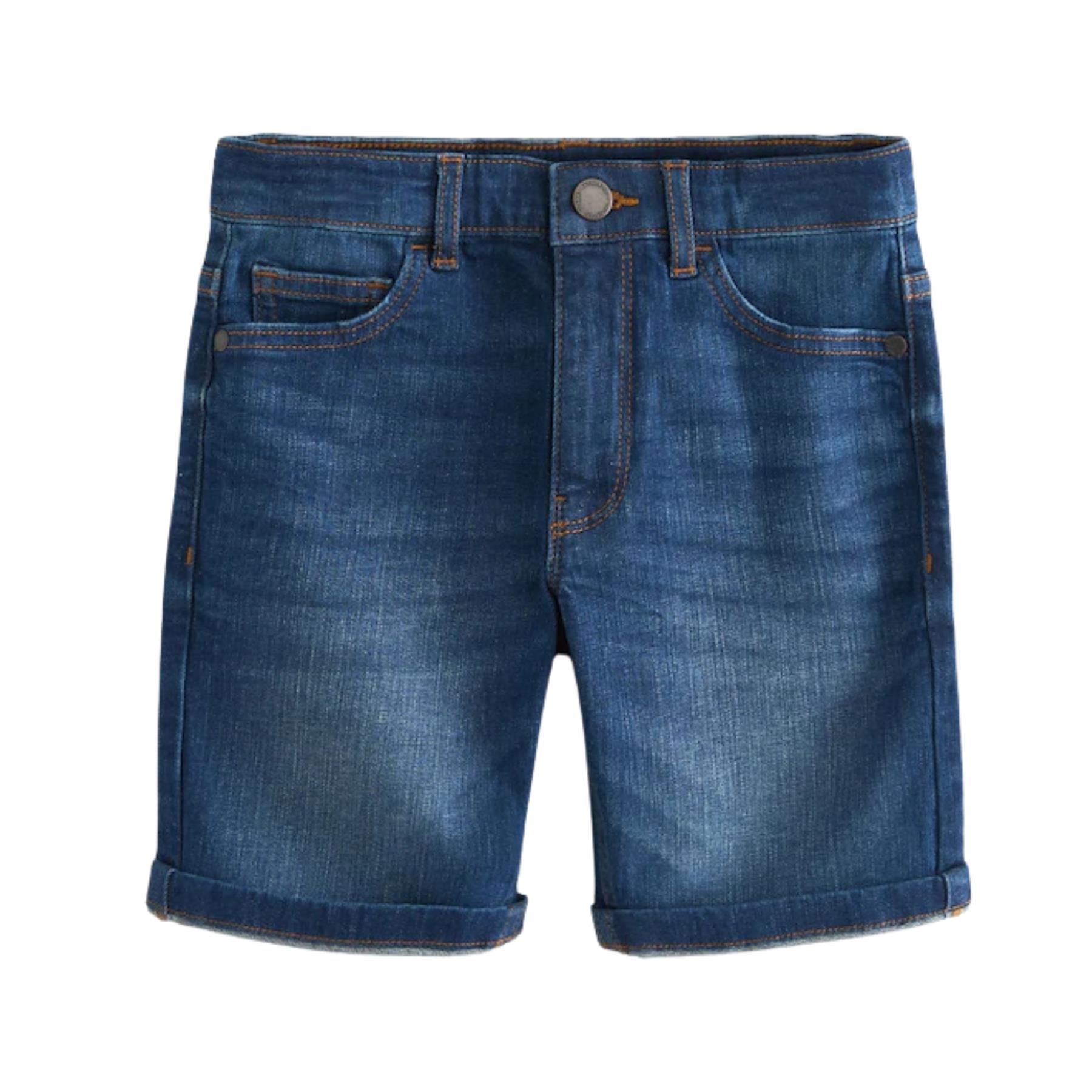 Boys Denim Shorts Stretch Cotton Jeans Cargo Combat Half Pant Casual Designer UK - Picture 2 of 4