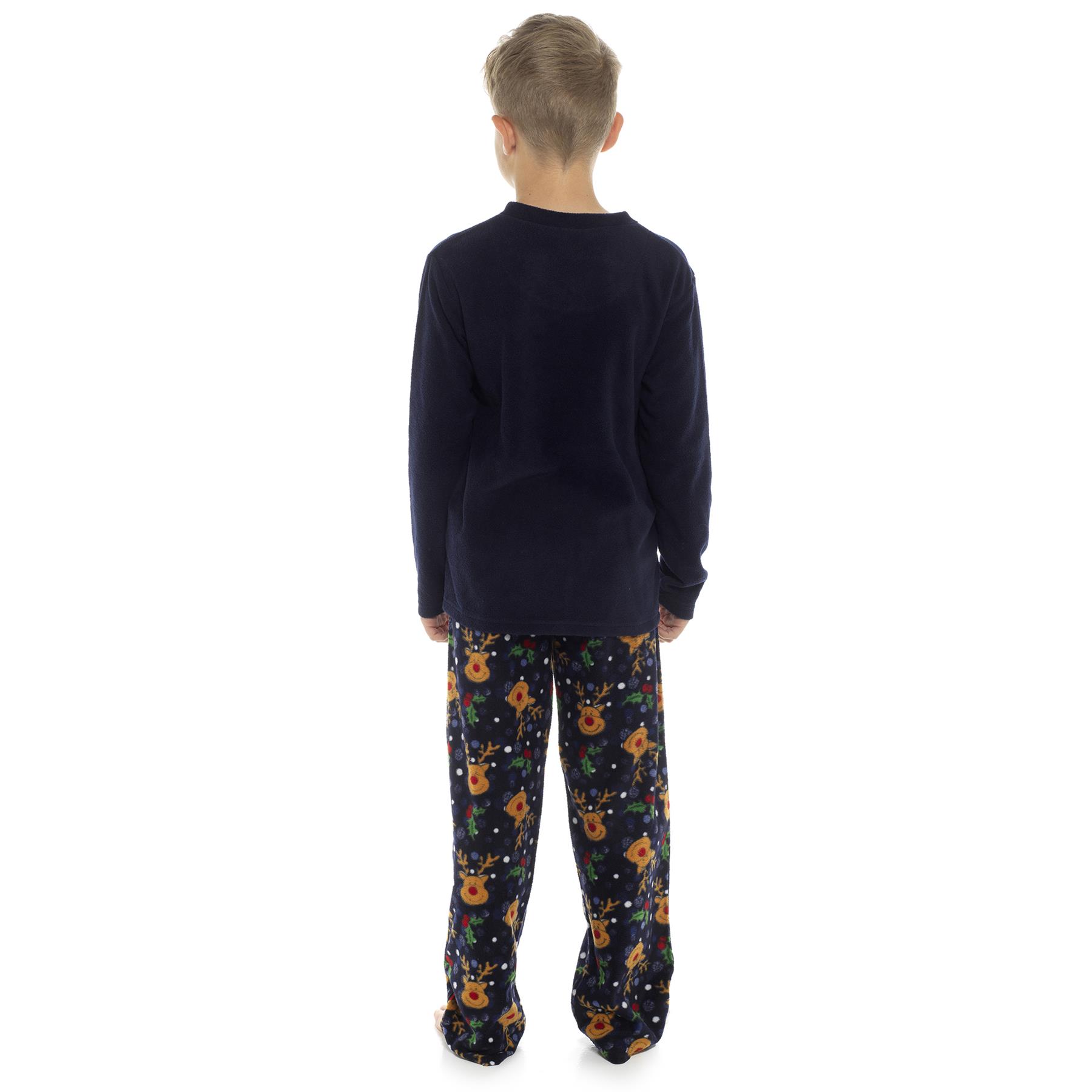 Unisex All in One Christmas Hooded Pyjamas Xmas Loungewear Couples Matching PJs - Picture 29 of 41