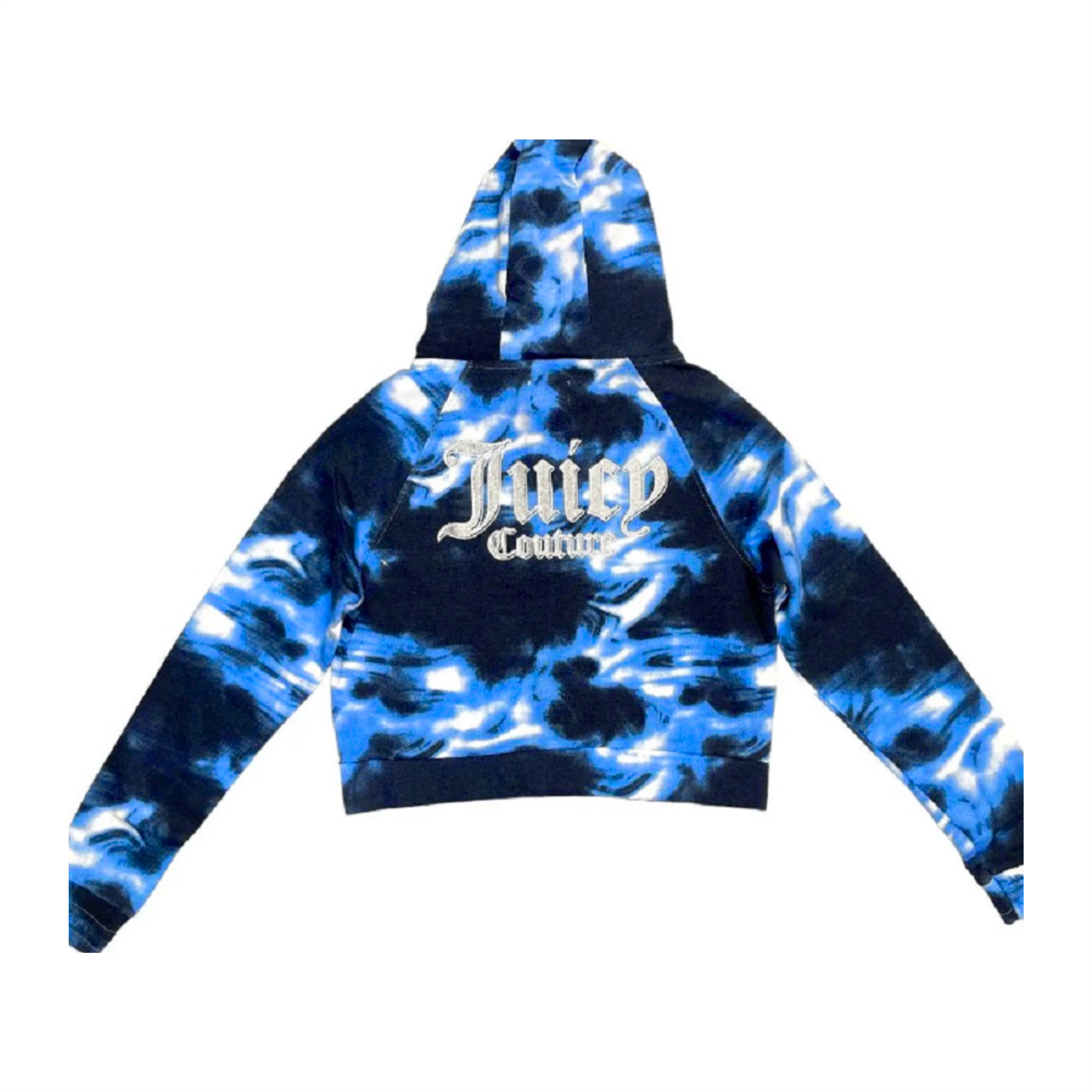 Kids Girls Zip Hoodie Pants Tracksuit Set Tie Dye Crop Top