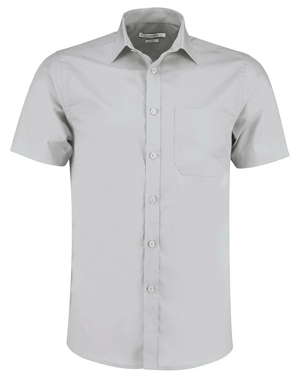 Mens Short Sleeve Shirt Oxford Easy Iron Classic Formal Workwear Smart 14-19H - Picture 27 of 30