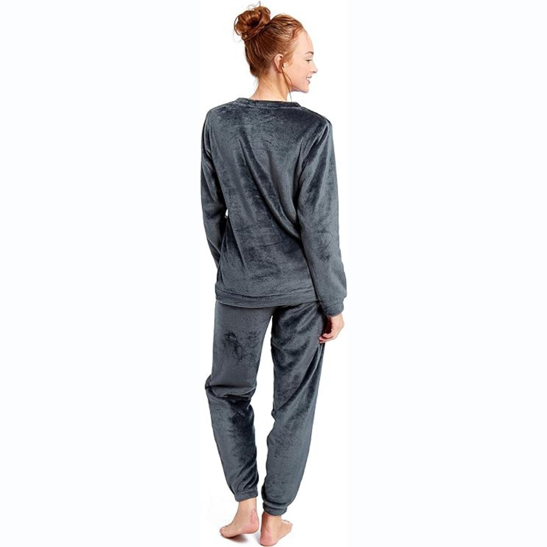 Womens Twosie Pyjamas Sets Fleece Cosy Ladies Novelty Loungewear Gift Nightwear - Picture 24 of 24