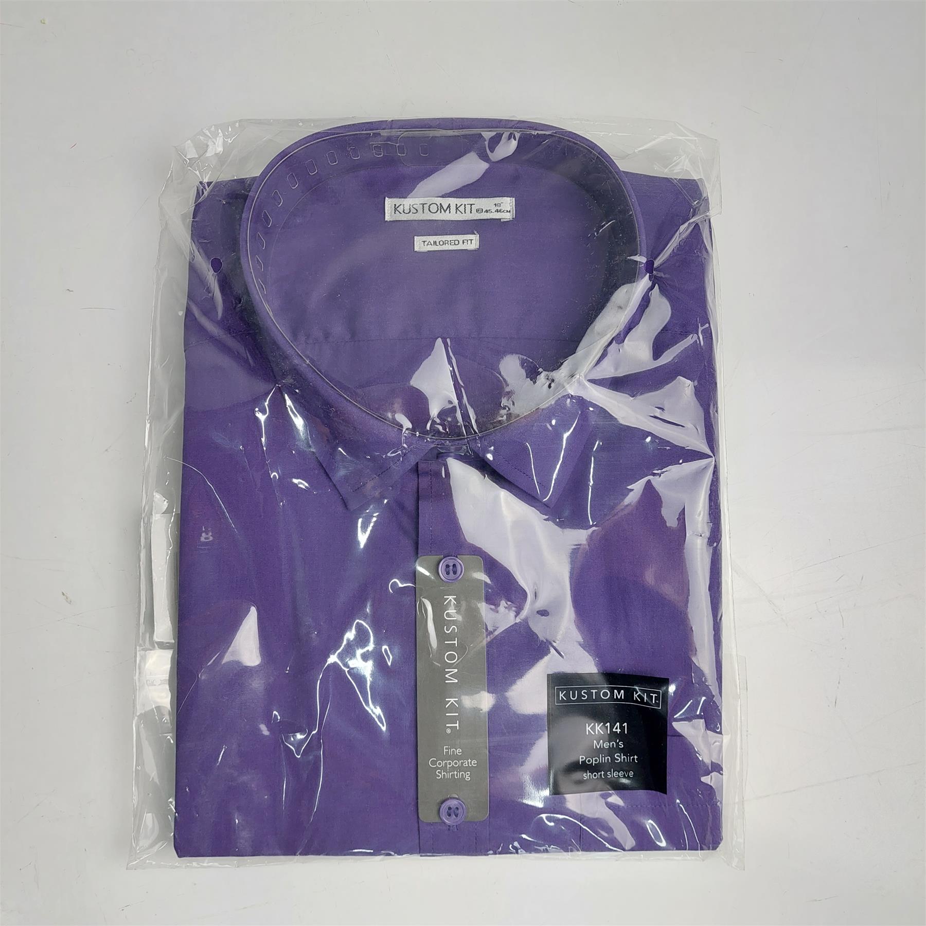 Mens Short Sleeve Shirt Oxford Easy Iron Classic Formal Workwear Smart 14-19H - Picture 26 of 30