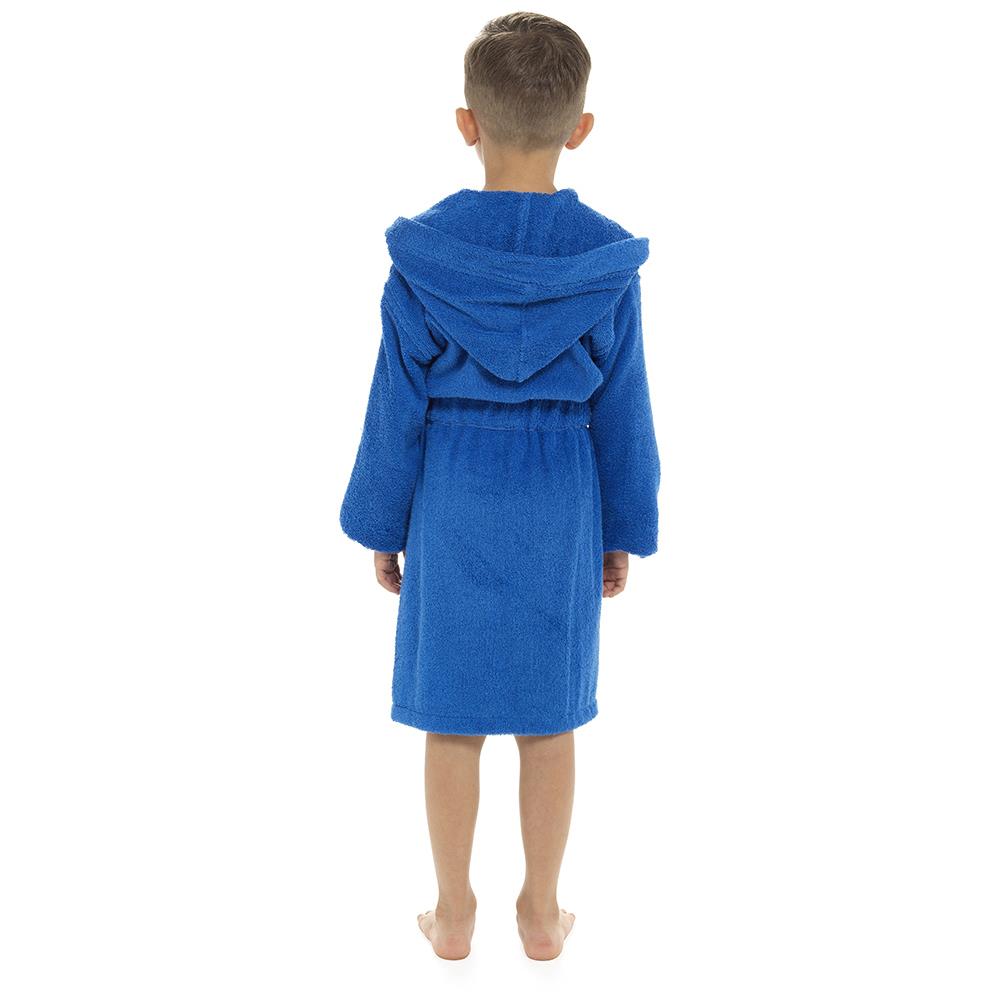Kids Boys Girls Terry Towelling Soft Dressing Gown Bath Robes 100
