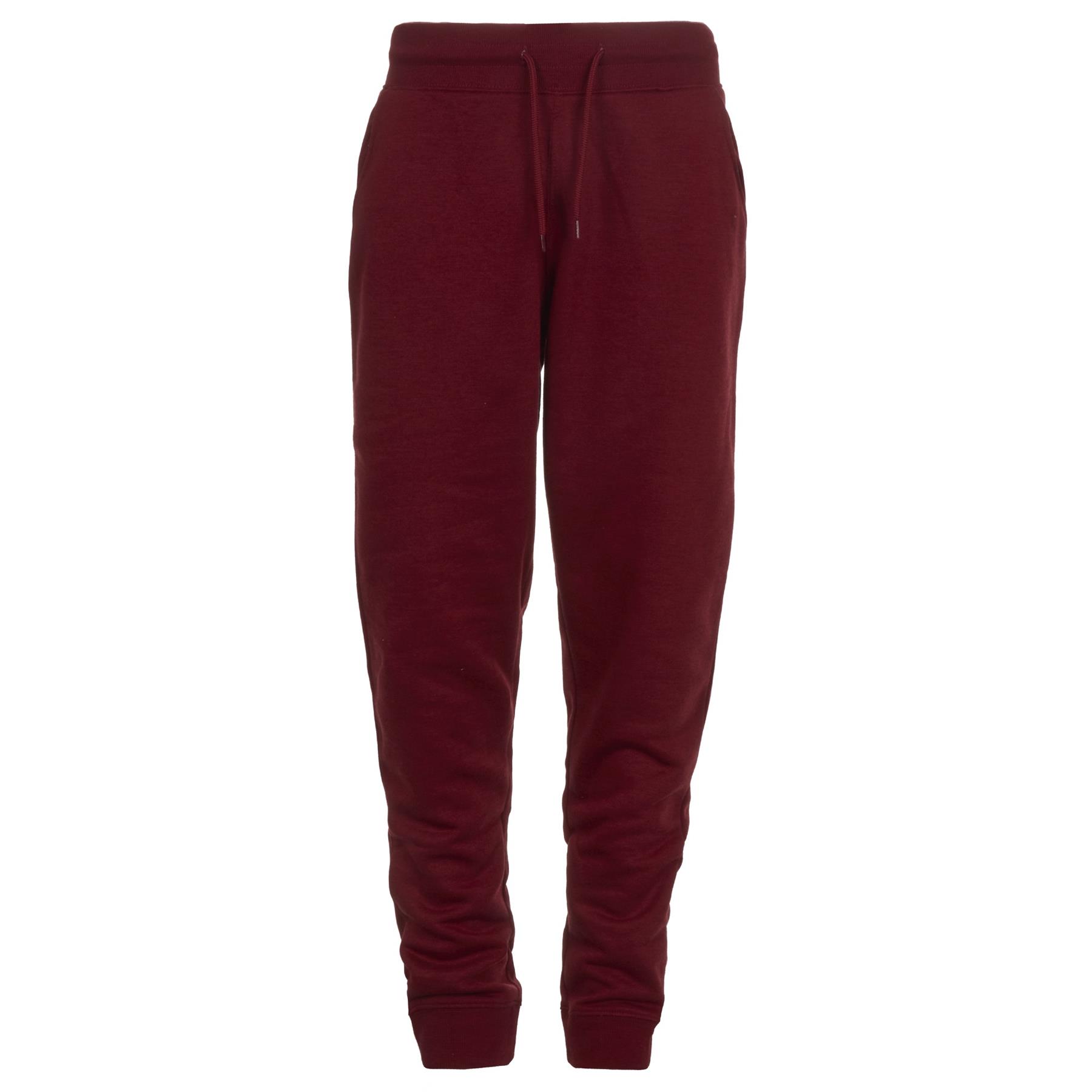 Mens Joggers Soft Fleece Jogging Bottoms Cuffed Sweatpants Casual Gym Track Pant - Picture 14 of 16