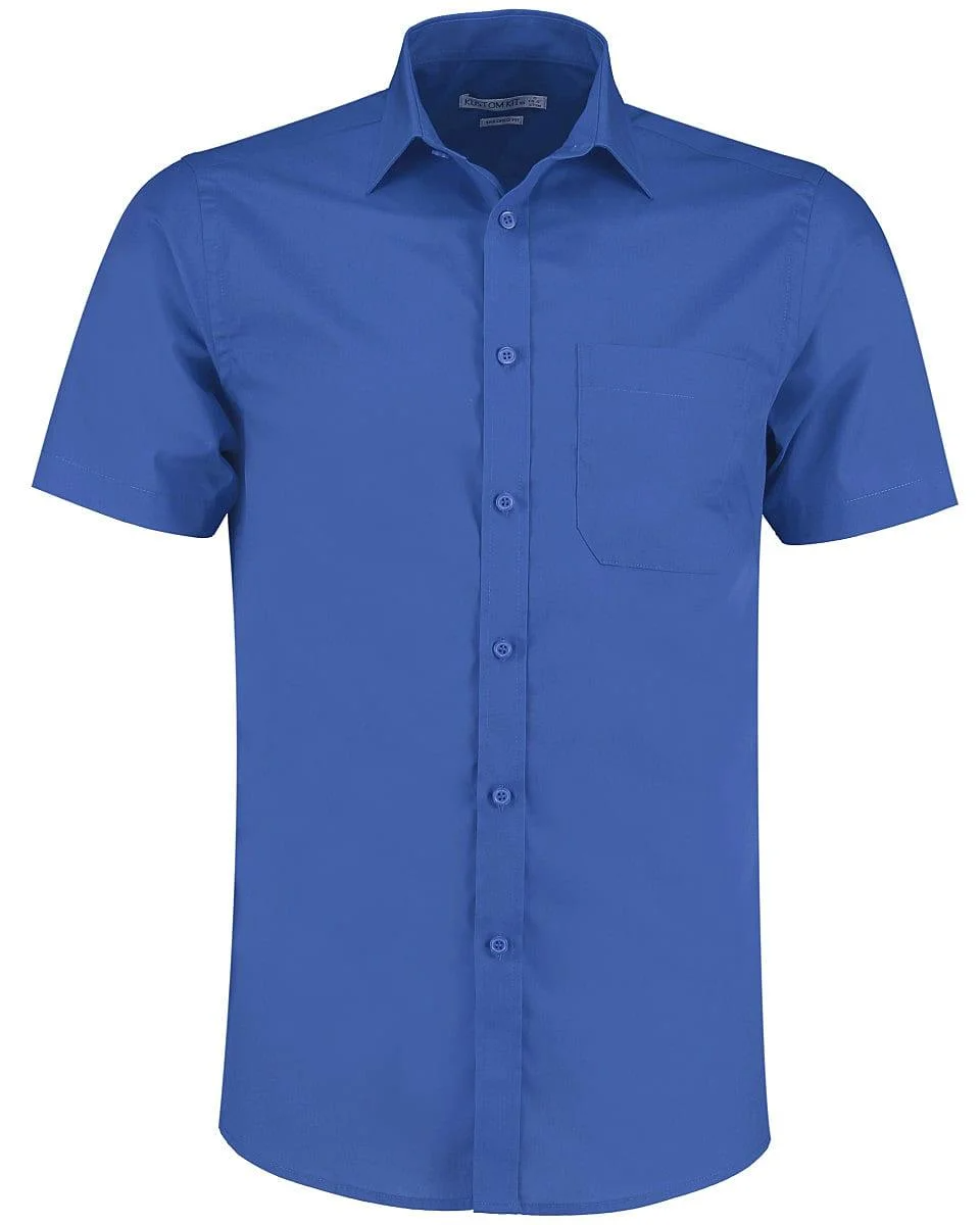 Mens Short Sleeve Shirt Oxford Easy Iron Classic Formal Workwear Smart Plus Size - Picture 29 of 37