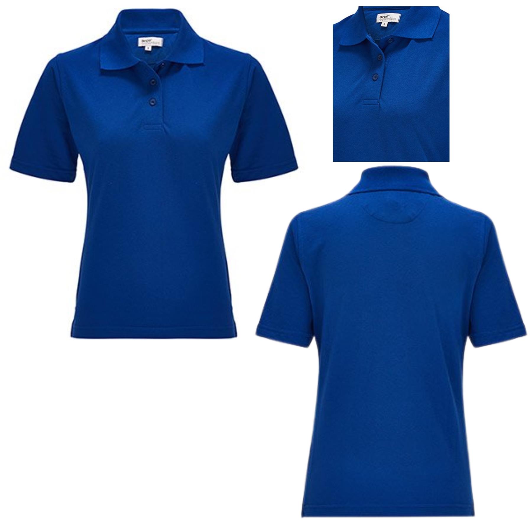 Womens Ladies Classics Polo Shirt Short Sleeve Plain Casual Wear Polo T-Shirt